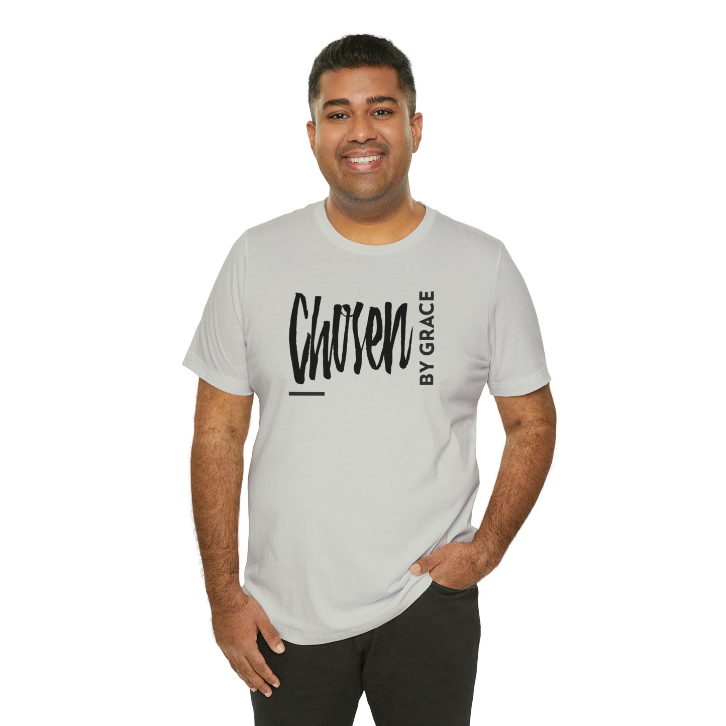 Chosen By Grace Sideways Unisex Jersey Short Sleeve Tee