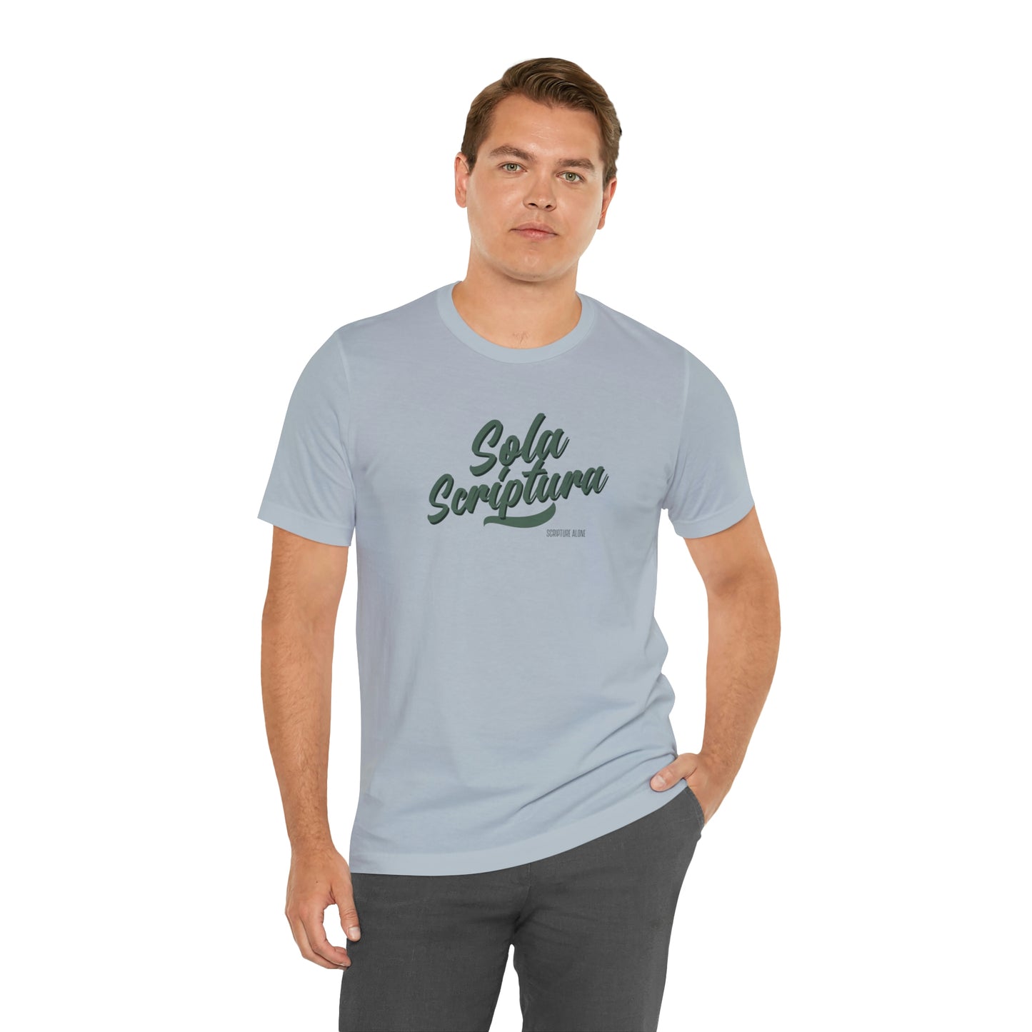 Sola Scriptura Unisex Jersey Short Sleeve Tee