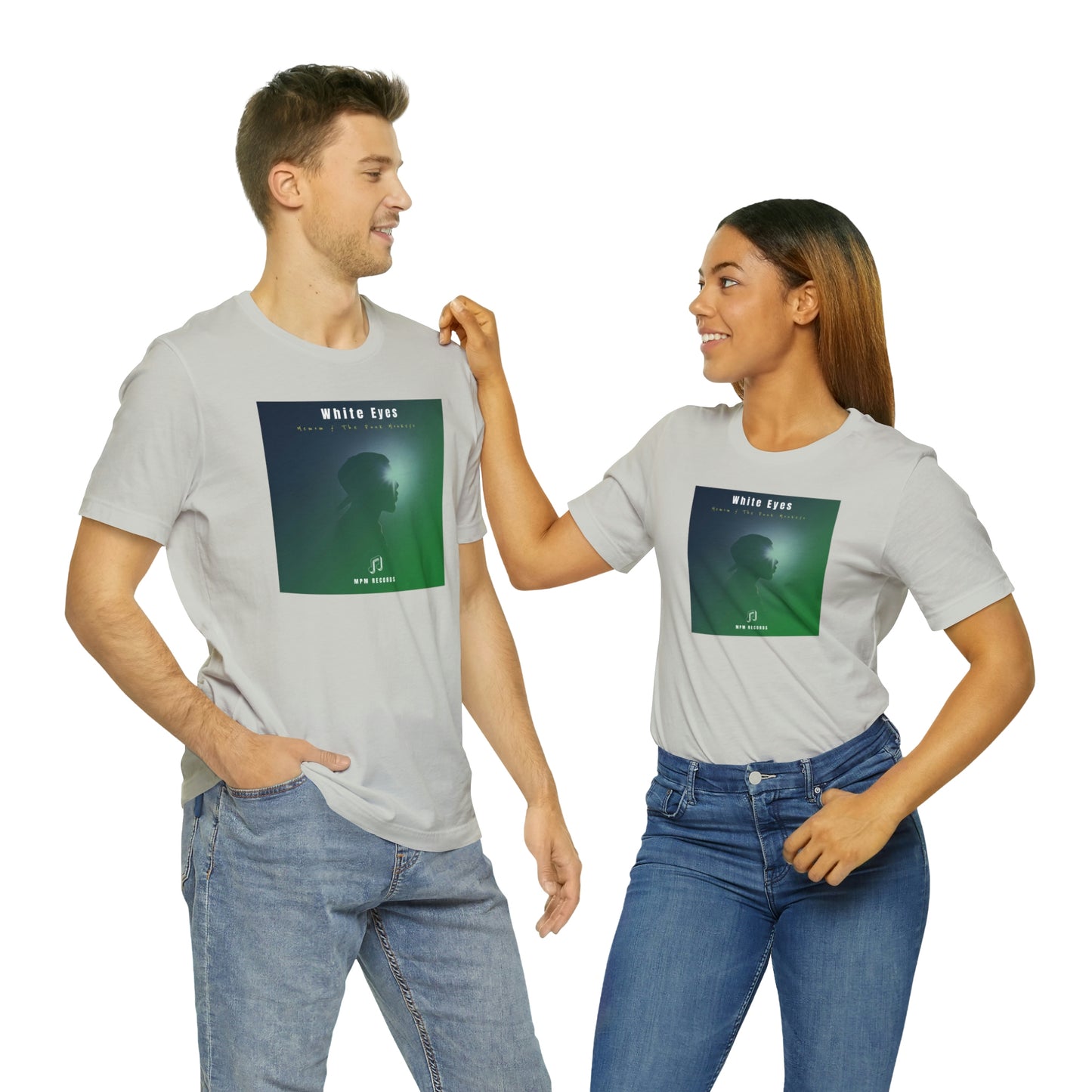White Eyes Unisex Jersey Short Sleeve Tee