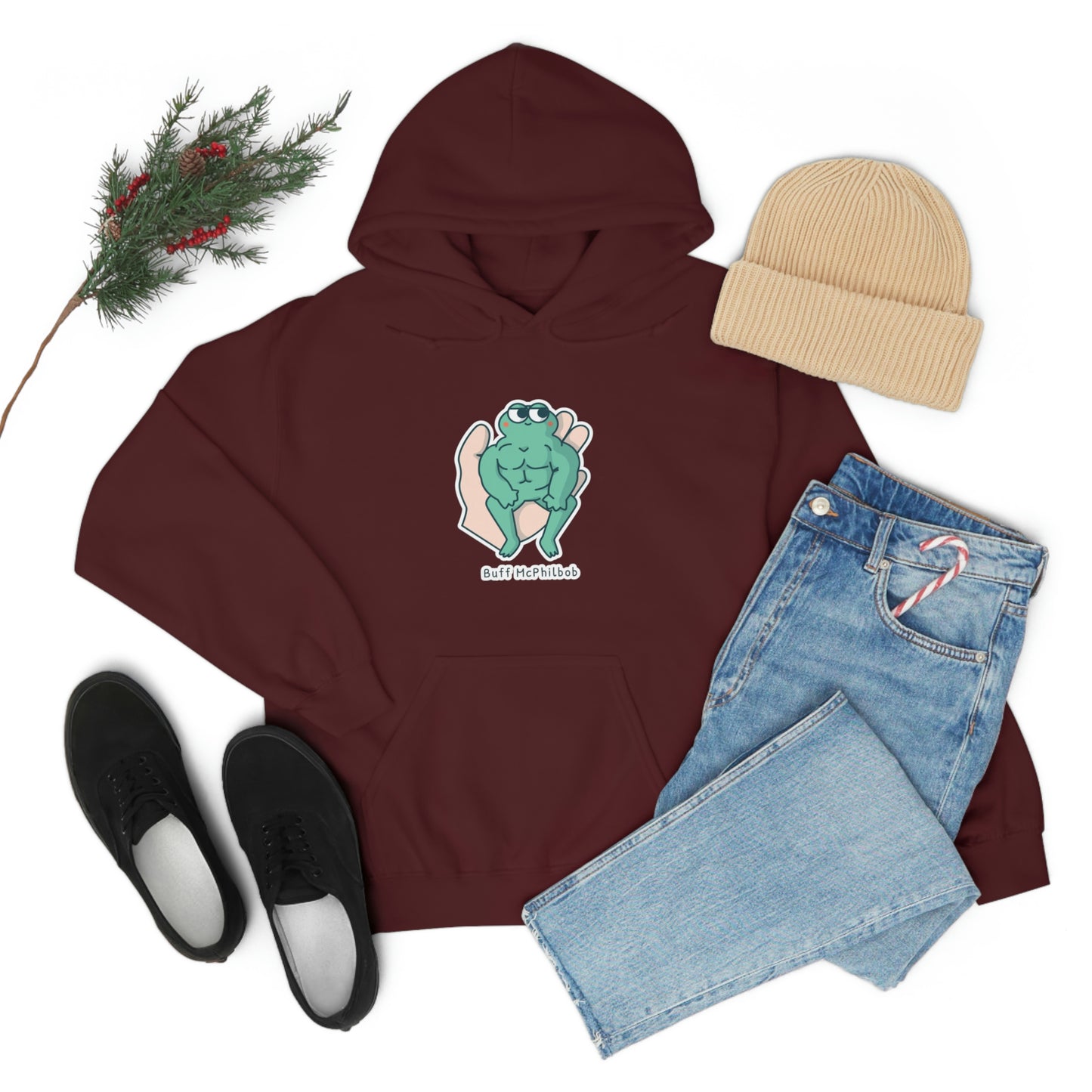 Buff McPhilbob Unisex Heavy Blend™ Hooded Sweatshirt