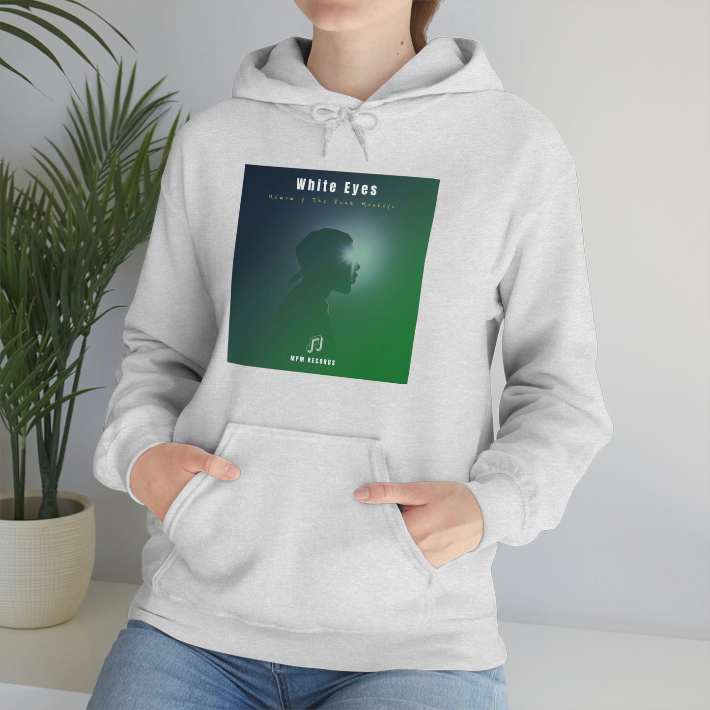 White Eyes Unisex Heavy Blend™ Hooded Sweatshirt
