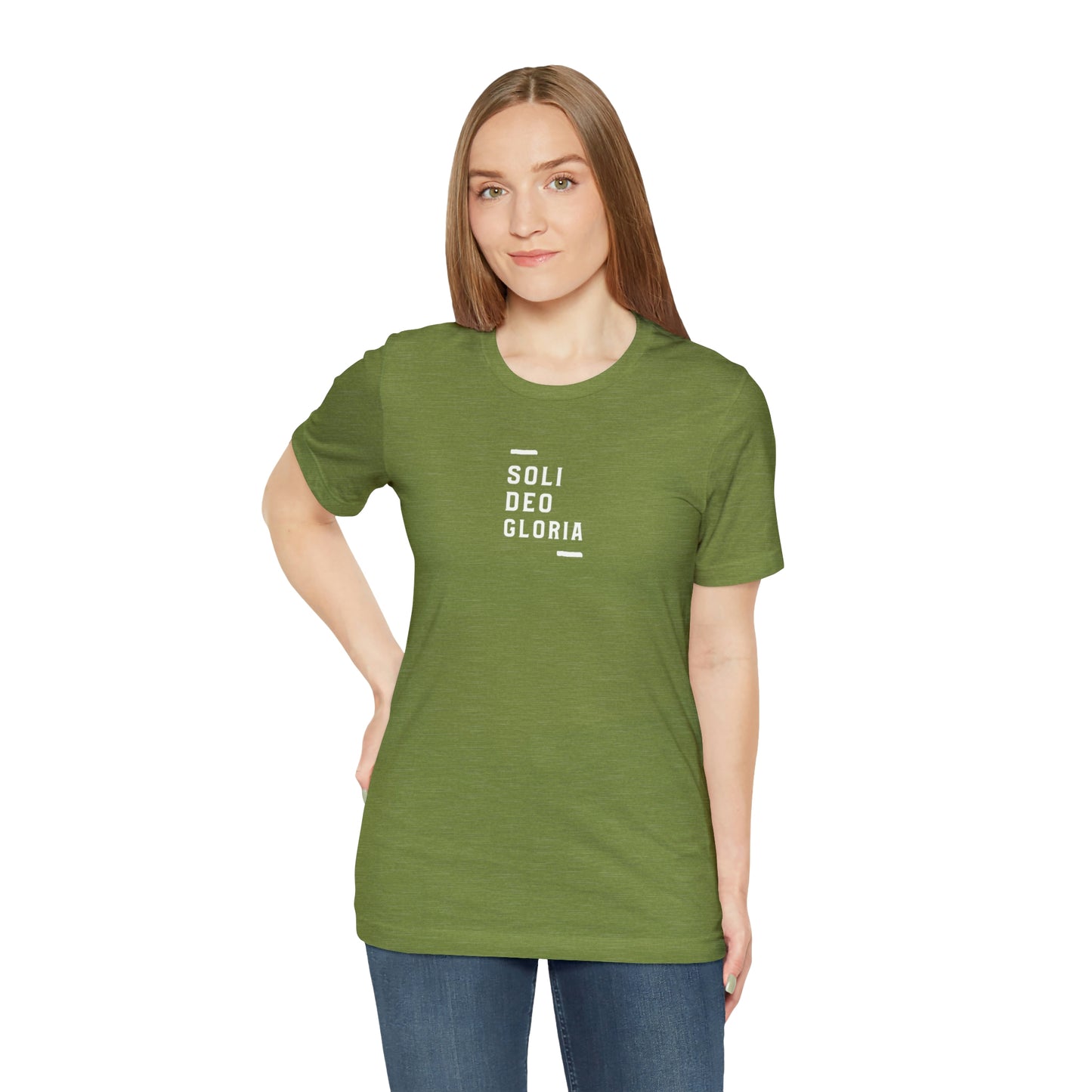 Soli Deo Gloria Simple Classical Unisex Jersey Short Sleeve Tee
