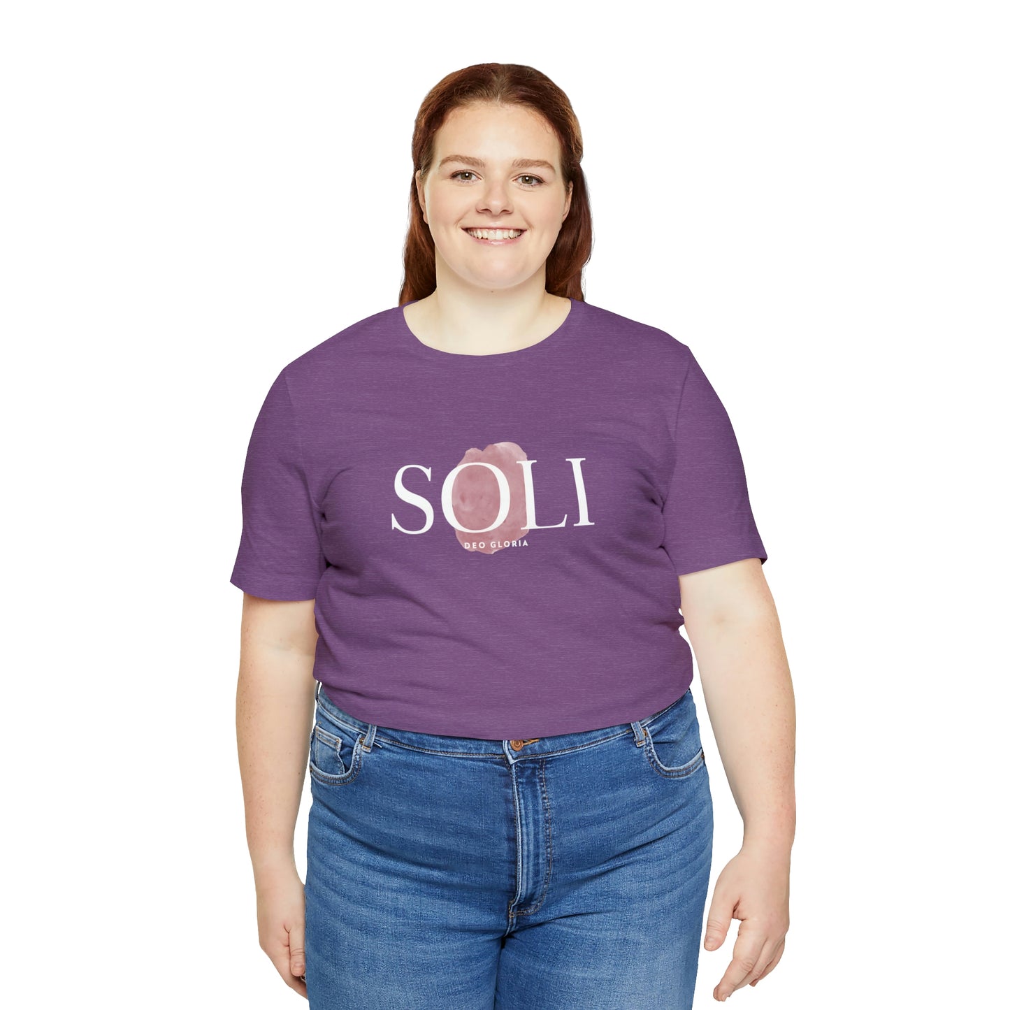 Soli Deo Gloria Paintbrush Unisex Jersey Short Sleeve Tee