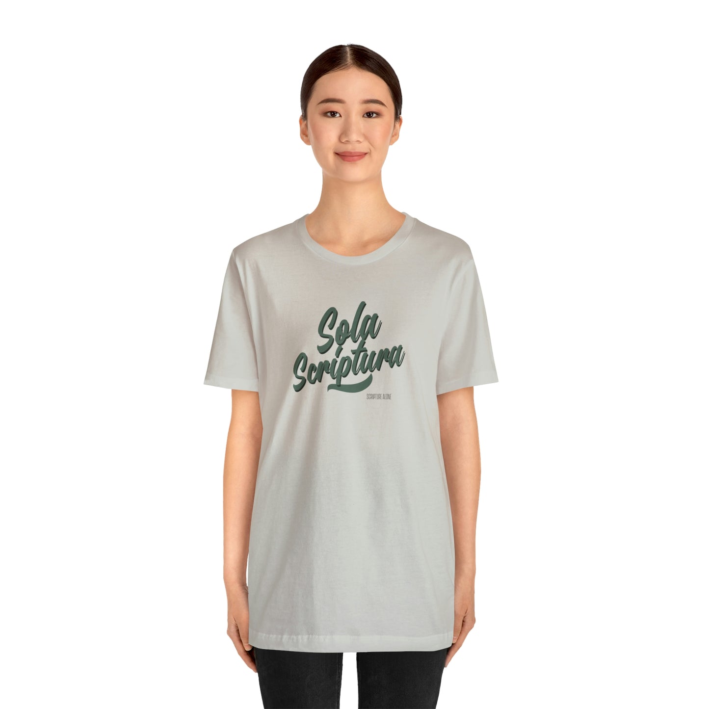 Sola Scriptura Unisex Jersey Short Sleeve Tee