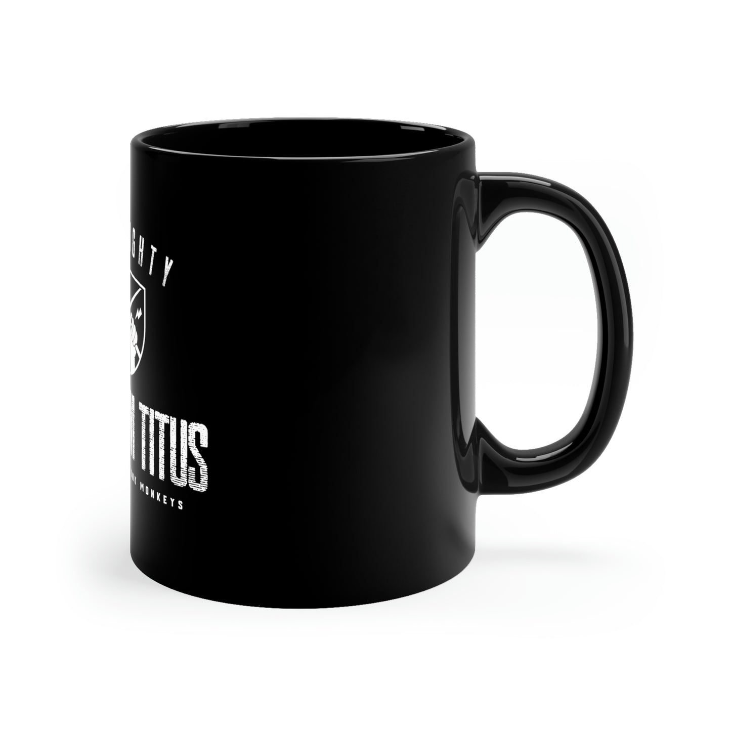 Billie Jim Titus 11oz Black Mug