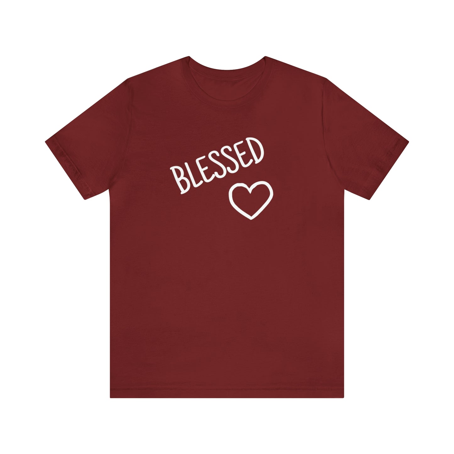Blessed Heart Unisex Jersey Short Sleeve Tee