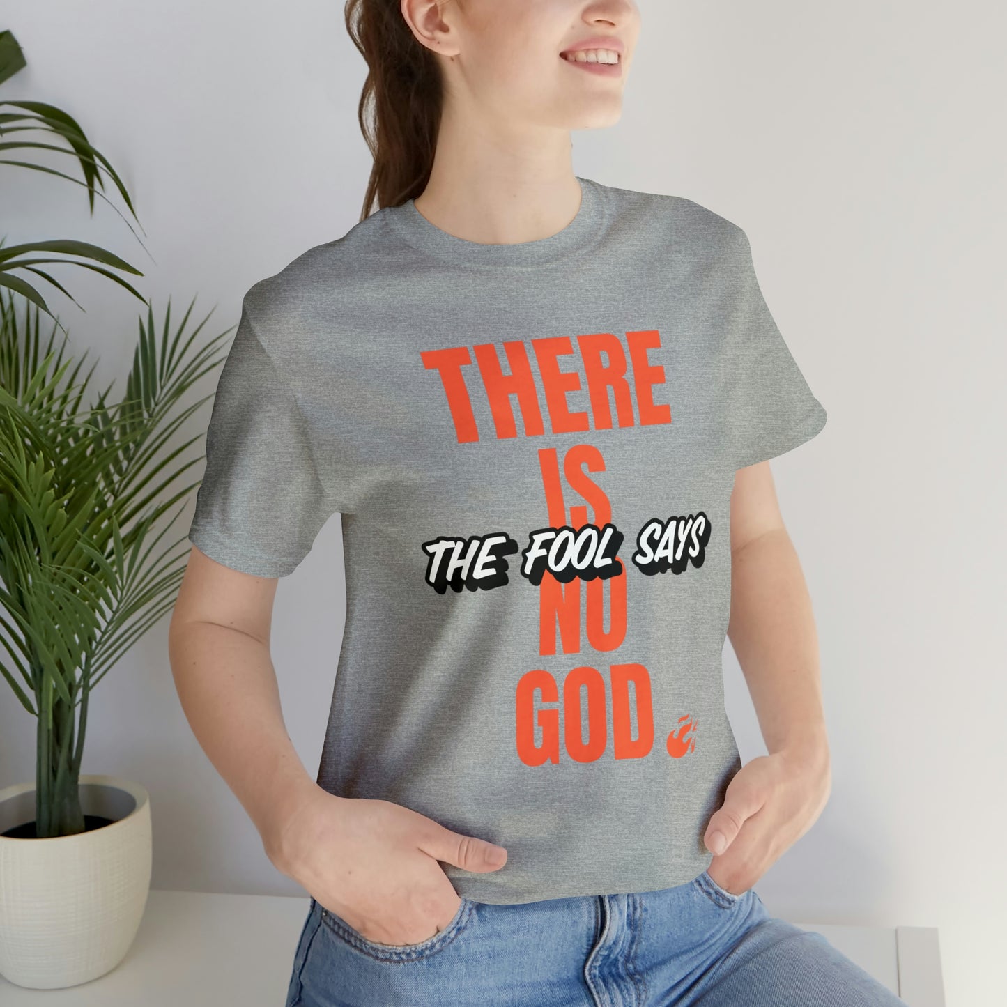 The Fool Says Unisex Jersey Short Sleeve Tee