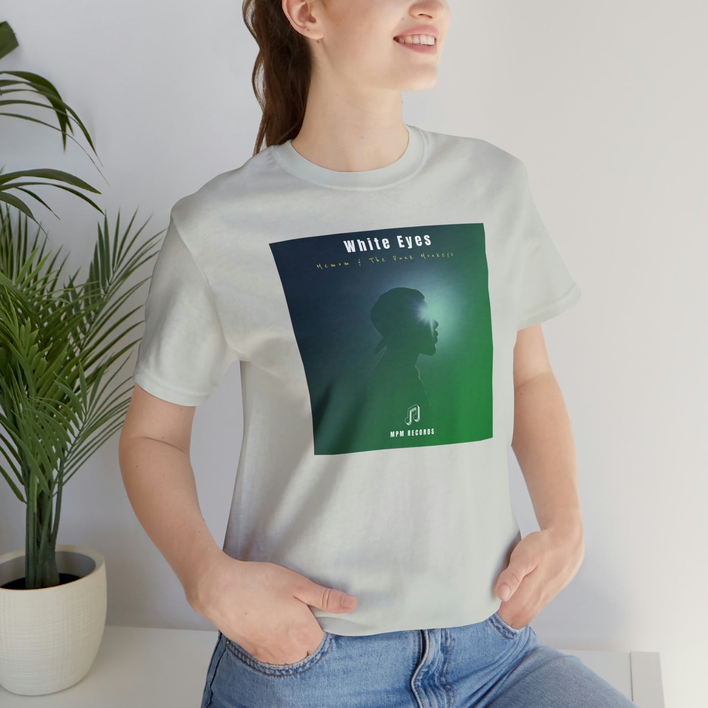 White Eyes Unisex Jersey Short Sleeve Tee