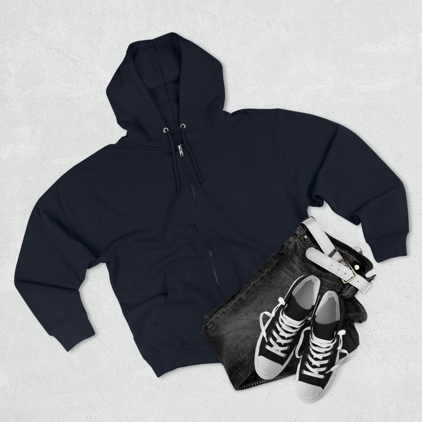 Memom & The Punk Monkeys Unisex Premium Full Zip Hoodie