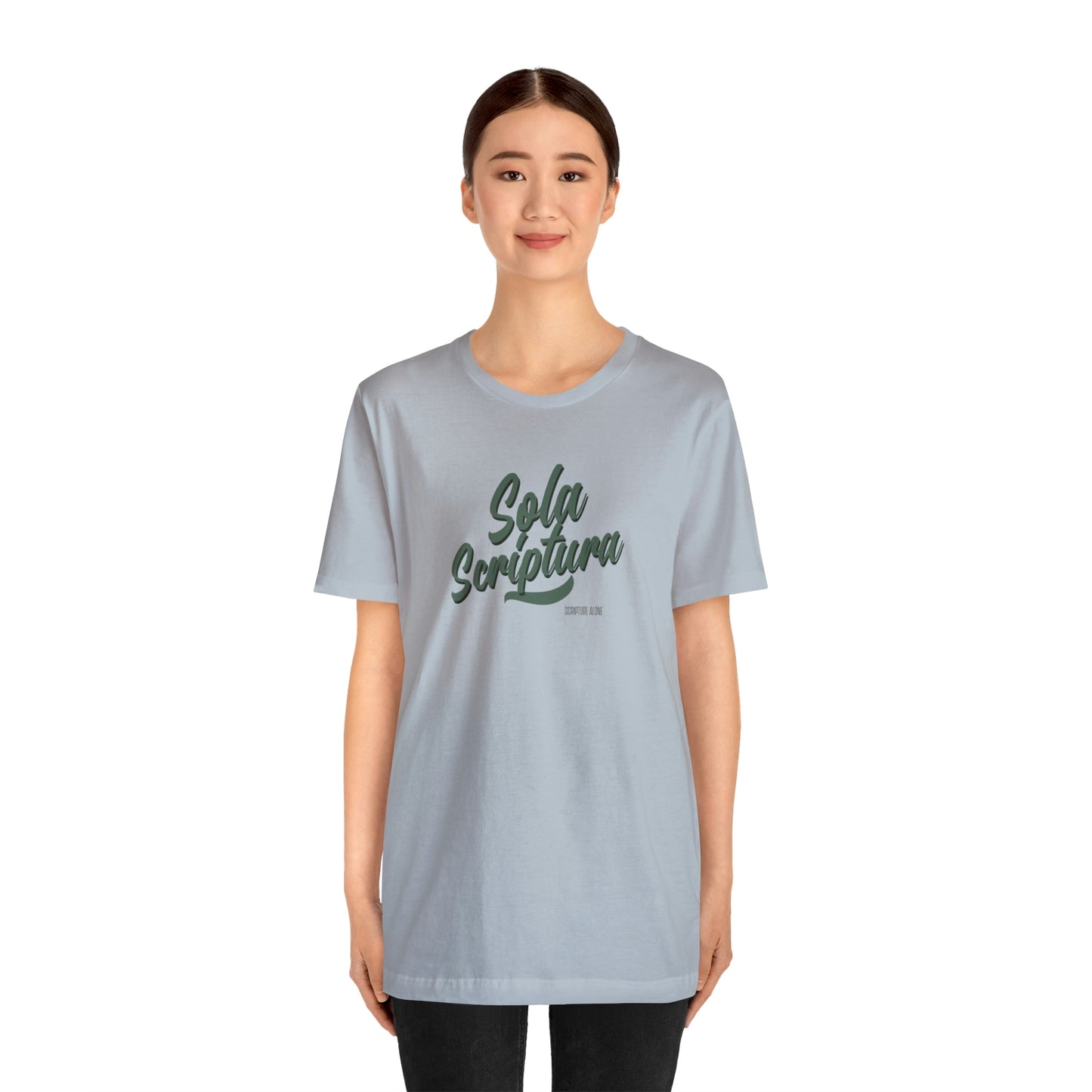 Sola Scriptura Unisex Jersey Short Sleeve Tee