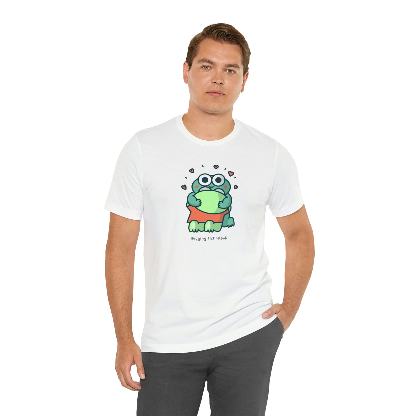 Hugging McPhilbob Unisex Jersey Short Sleeve Tee
