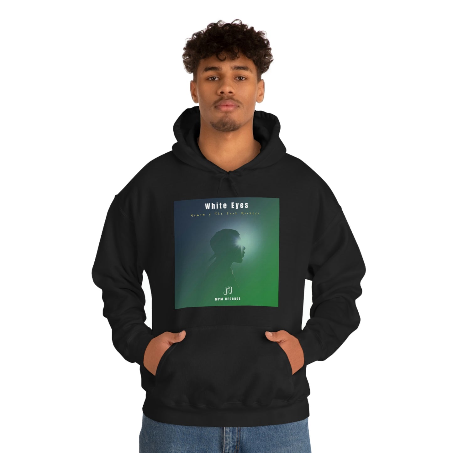 White Eyes Unisex Heavy Blend™ Hooded Sweatshirt