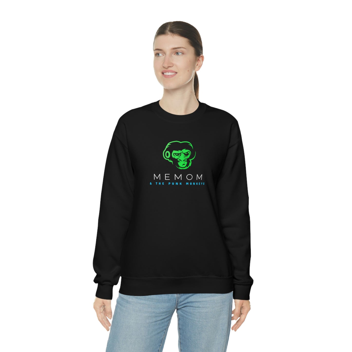 Memom and the Punk Monkeys Unisex Heavy Blend™ Crewneck Sweatshirt