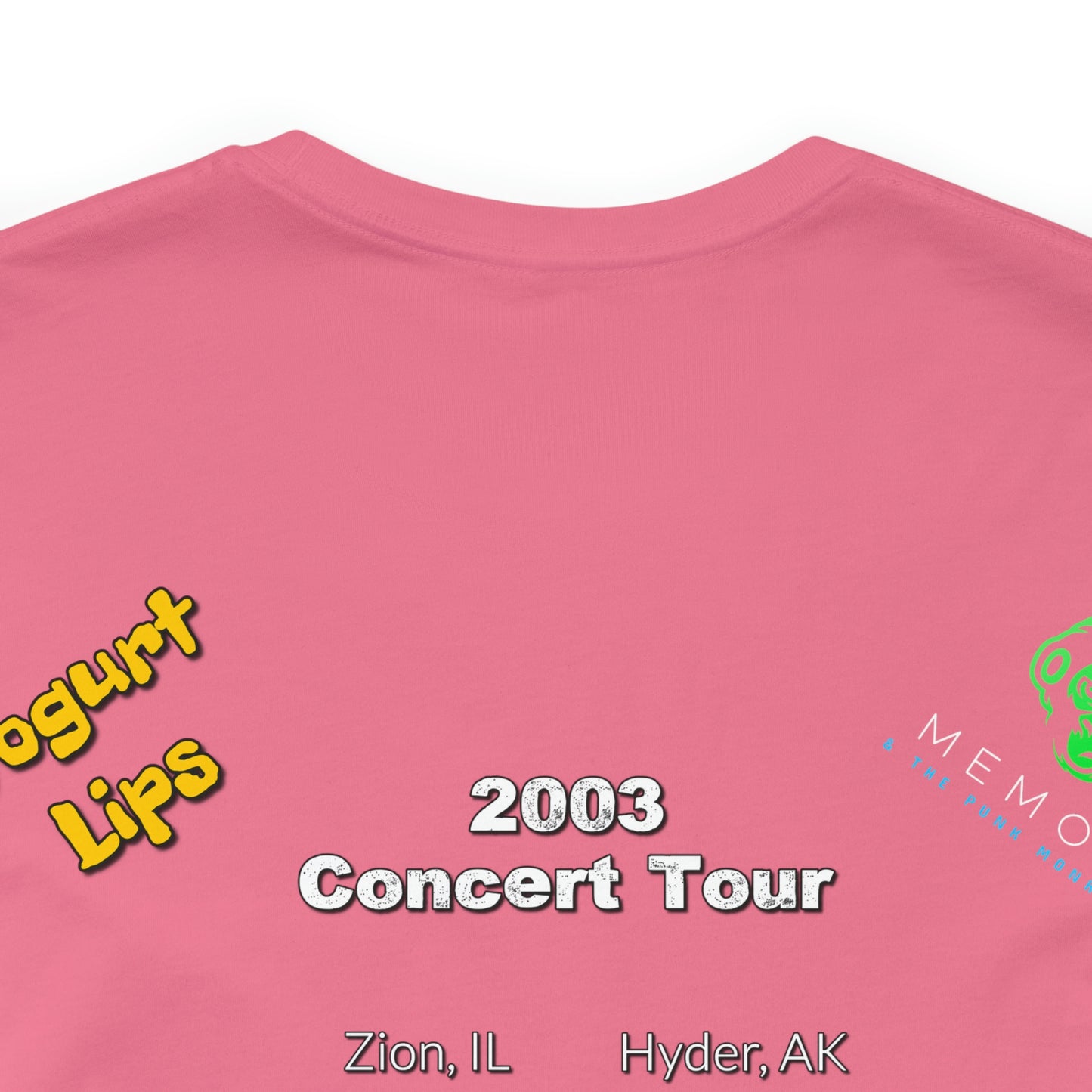 Yogurt Lips 2003 Concert Tour  Unisex Jersey Short Sleeve Tee