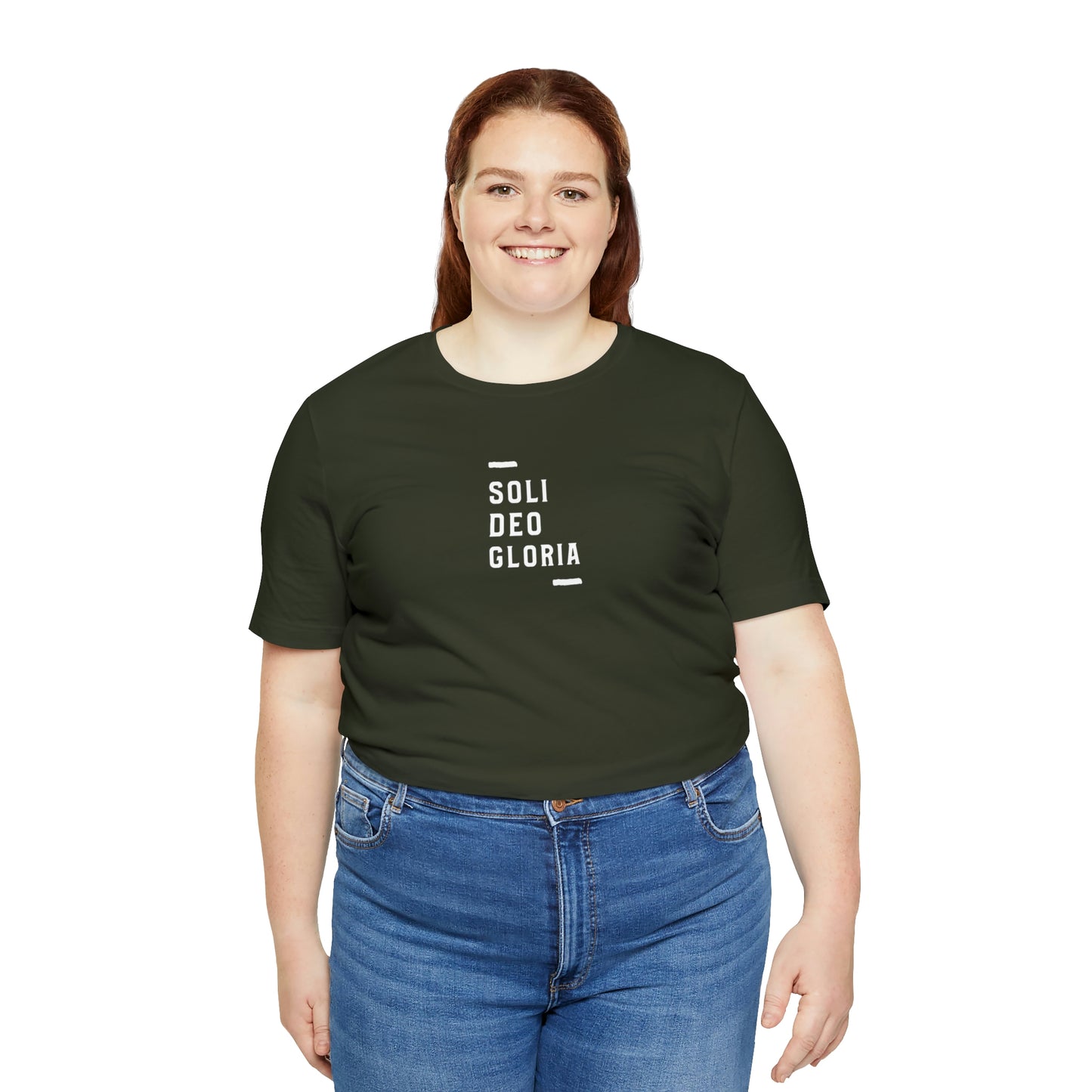 Soli Deo Gloria Simple Classical Unisex Jersey Short Sleeve Tee
