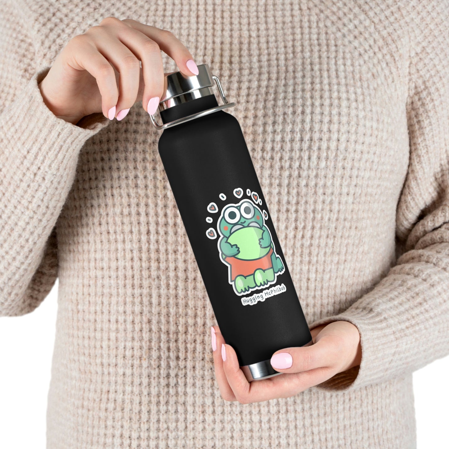 Hugging McPhilbob Copper Vacuum Insulated Bottle, 22oz