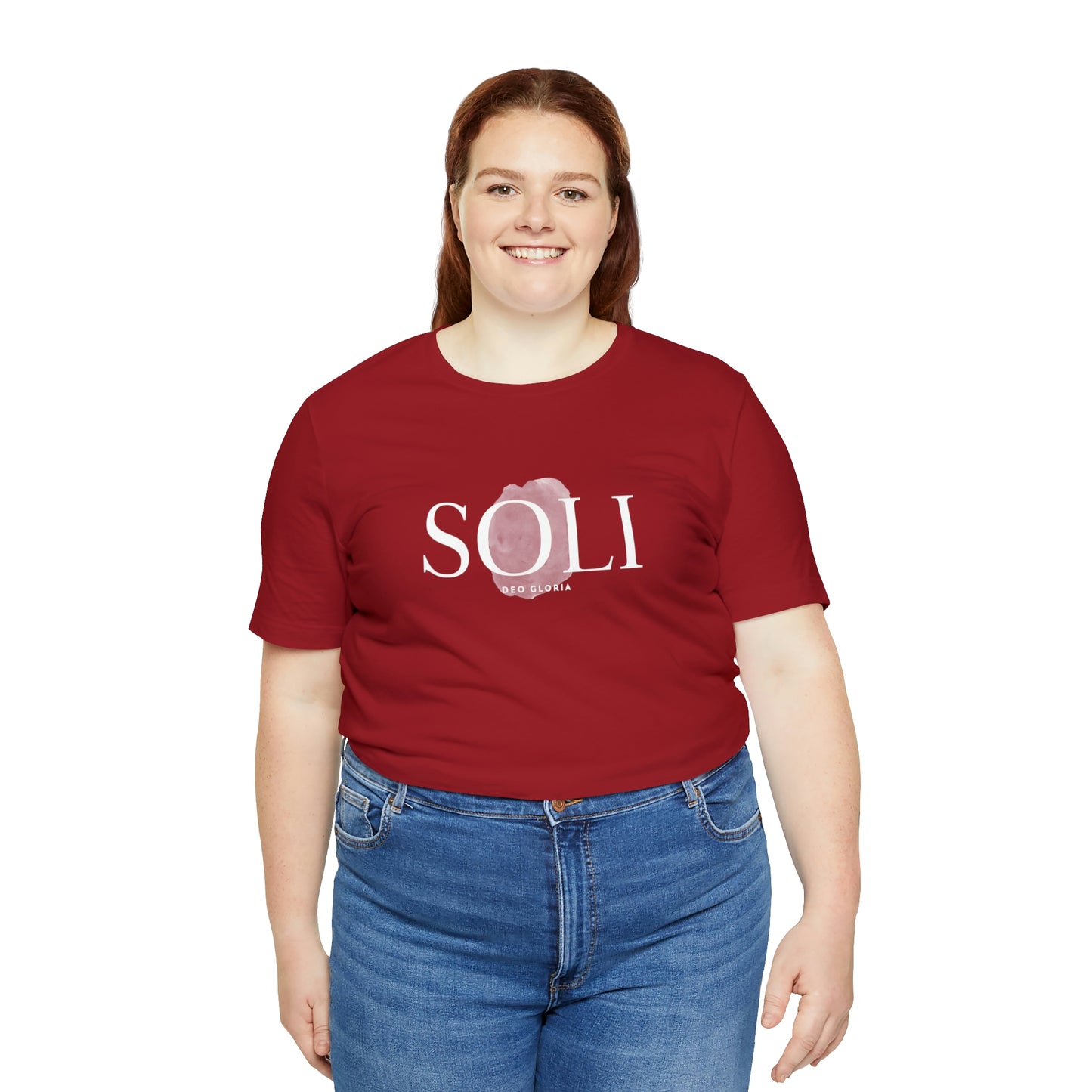 Soli Deo Gloria Paintbrush Unisex Jersey Short Sleeve Tee