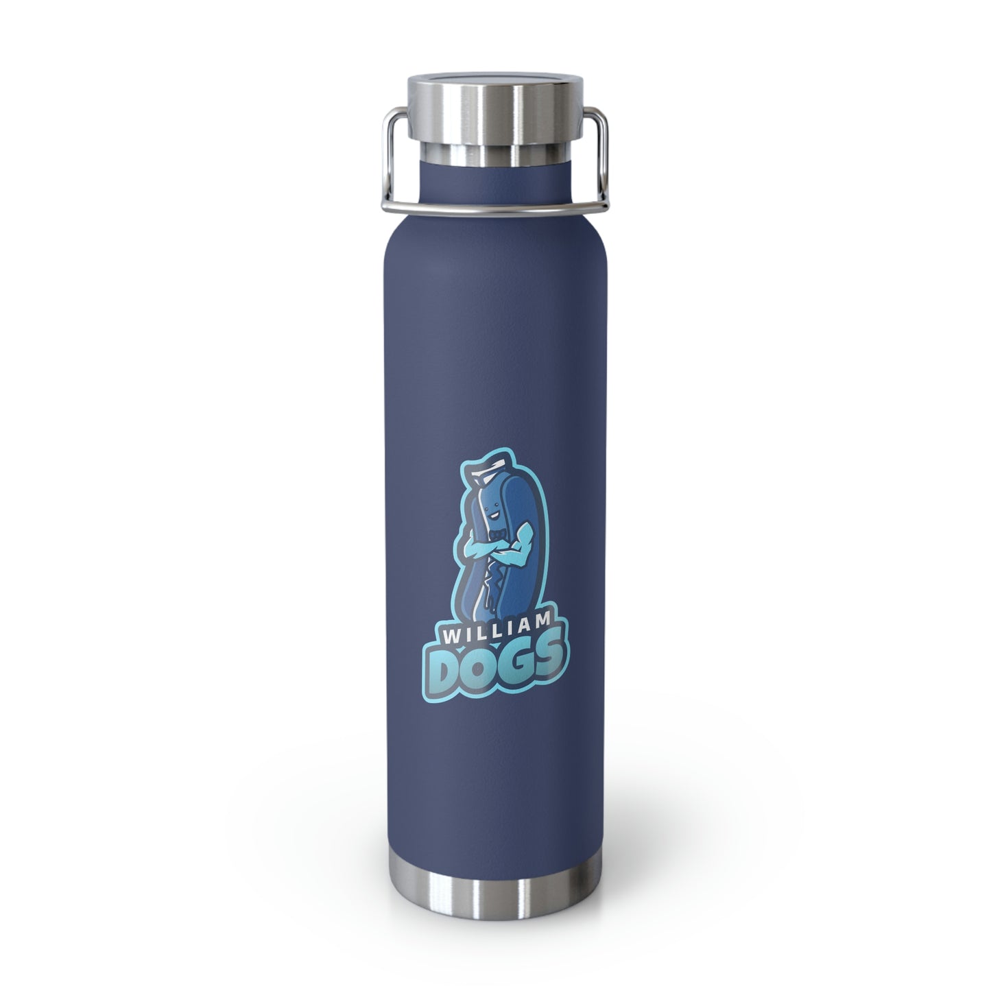 William Dog's Copper Vacuum Insulated Bottle, 22oz