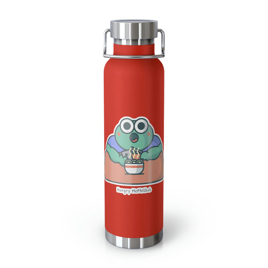 Hungry McPhilbob Copper Vacuum Insulated Bottle, 22oz