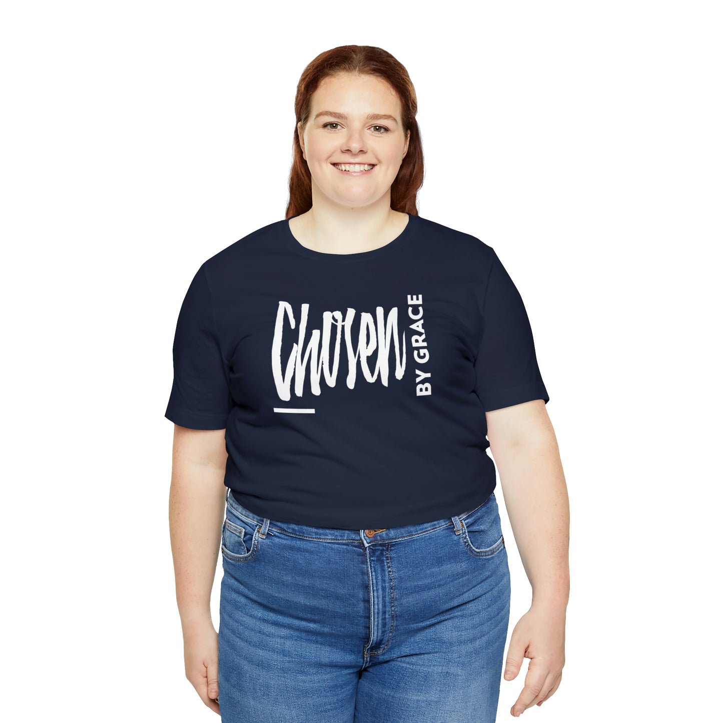 Chosen By Grace Sideways Unisex Jersey Short Sleeve Tee