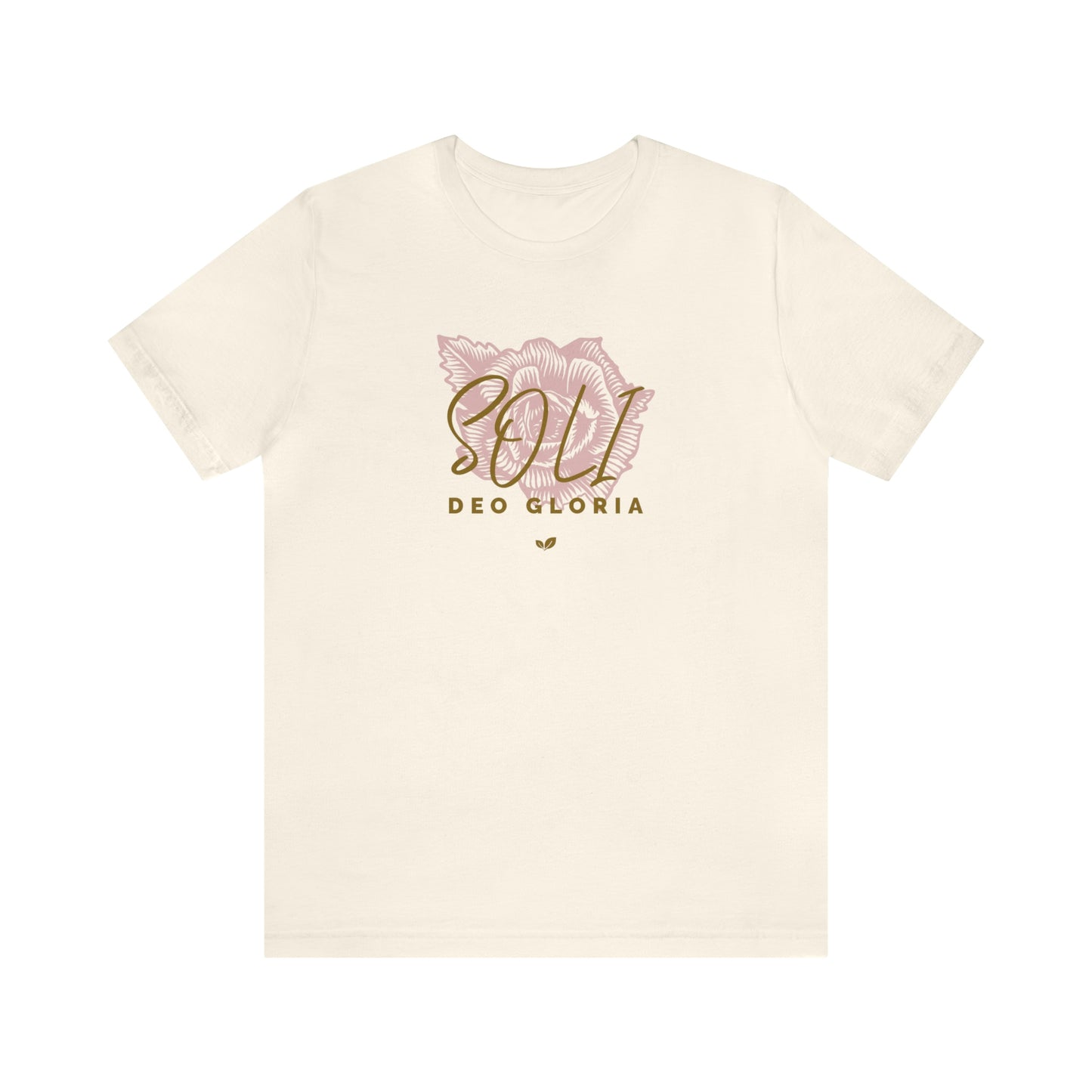Soli Deo Gloria Rose Unisex Jersey Short Sleeve Tee