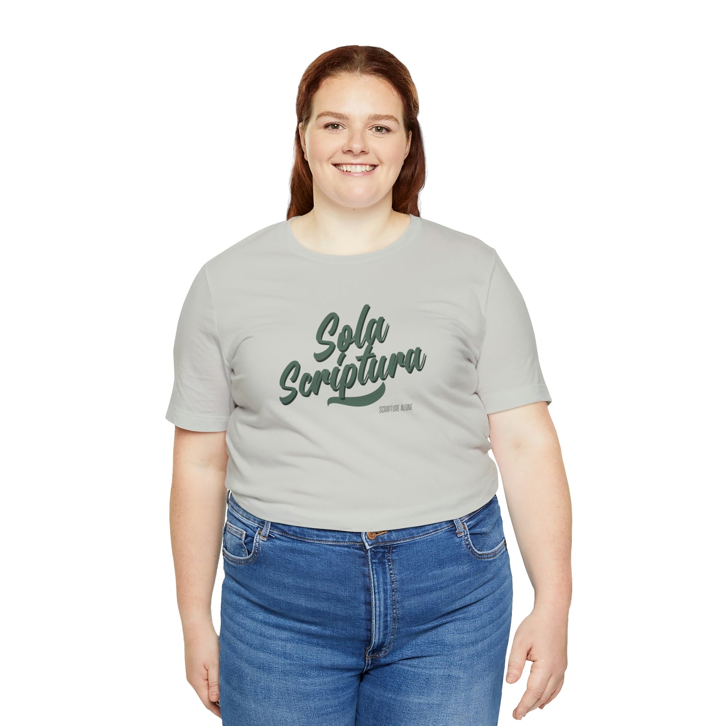 Sola Scriptura Unisex Jersey Short Sleeve Tee