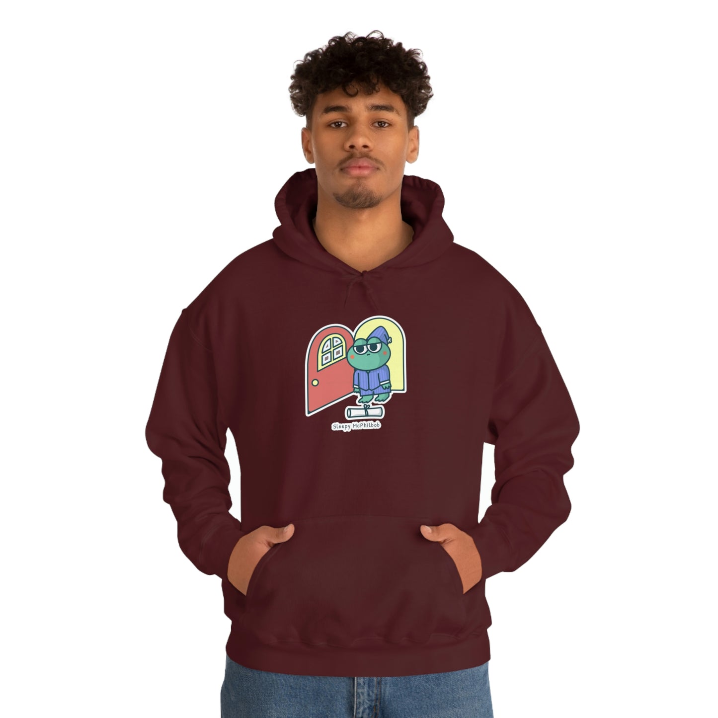 Sleepy McPhilbob Unisex Heavy Blend™ Hooded Sweatshirt