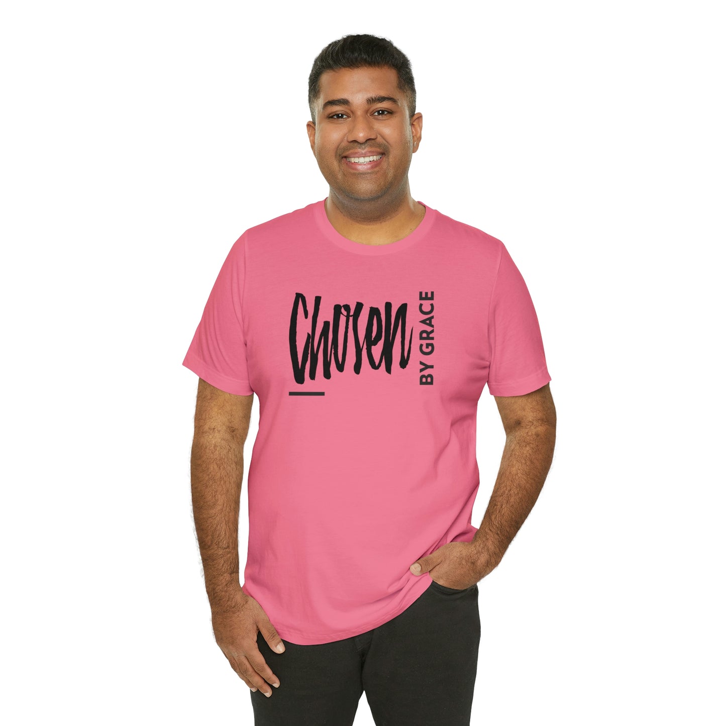 Chosen By Grace Sideways Unisex Jersey Short Sleeve Tee