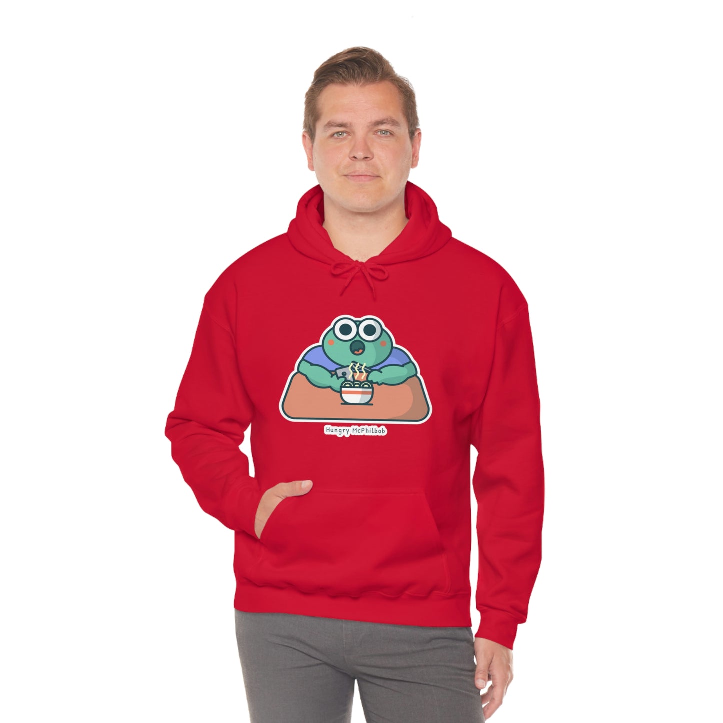 Hungry McPhilbob Unisex Heavy Blend™ Hooded Sweatshirt
