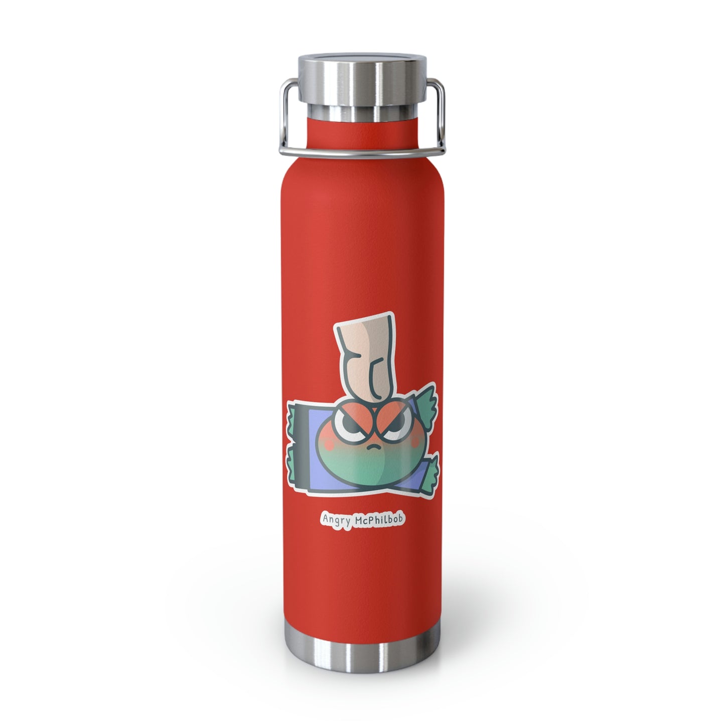 Angry McPhilbob Copper Vacuum Insulated Bottle, 22oz