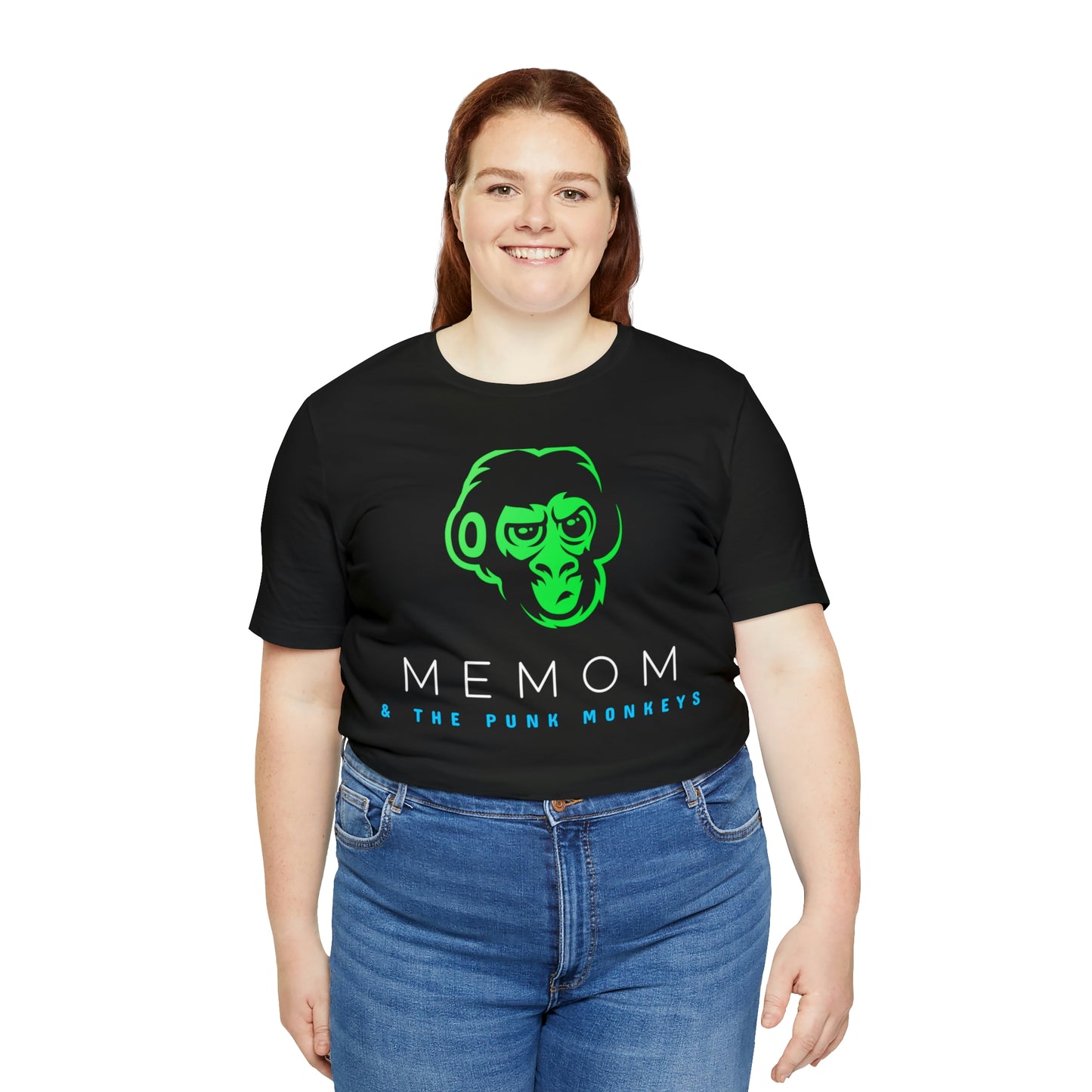Memom and the Punk Monkeys Logo Unisex Jersey Short Sleeve Tee