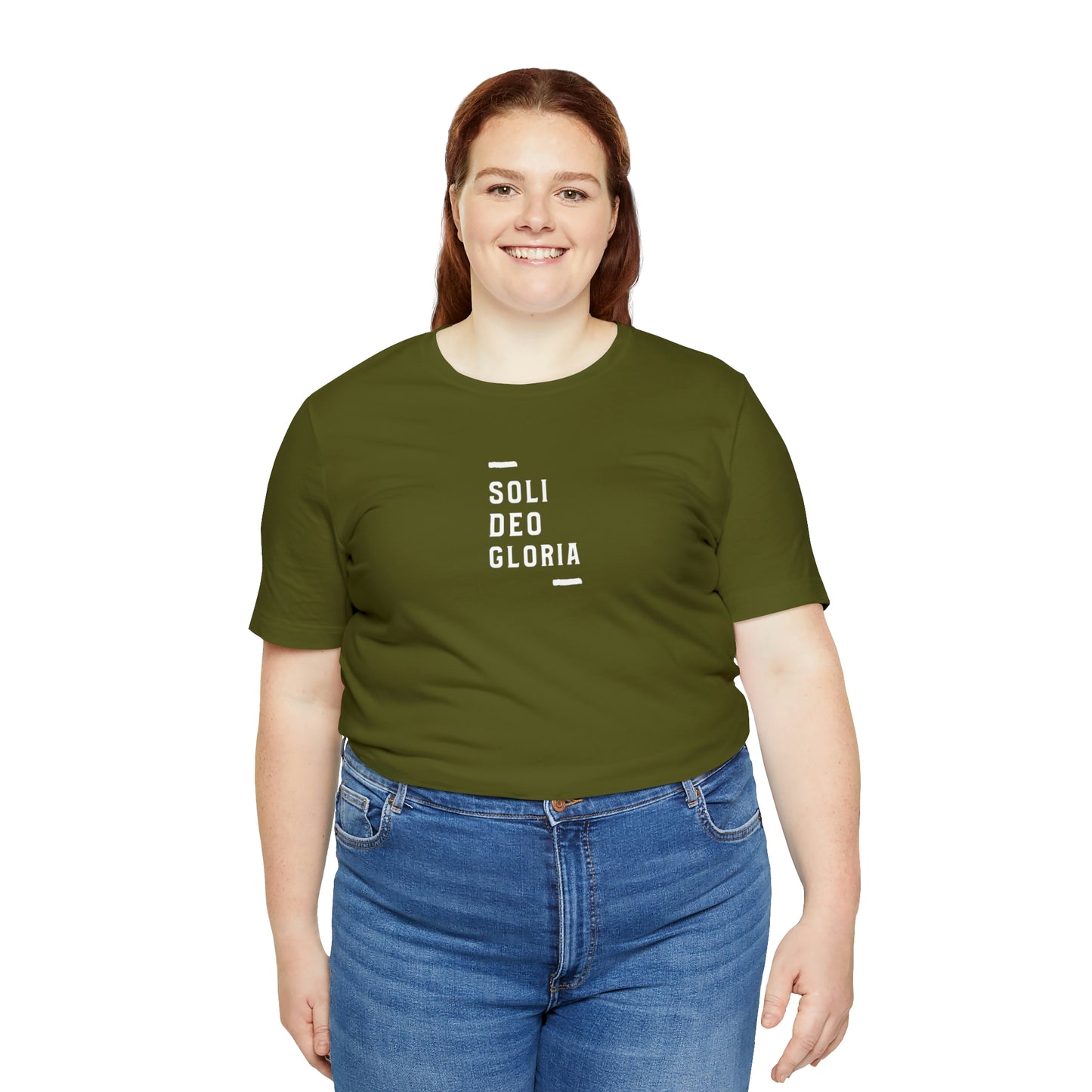 Soli Deo Gloria Simple Classical Unisex Jersey Short Sleeve Tee
