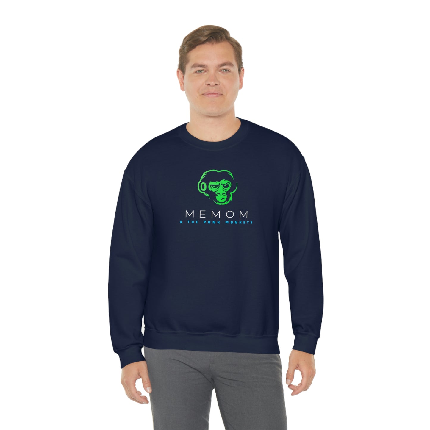 Memom and the Punk Monkeys Unisex Heavy Blend™ Crewneck Sweatshirt
