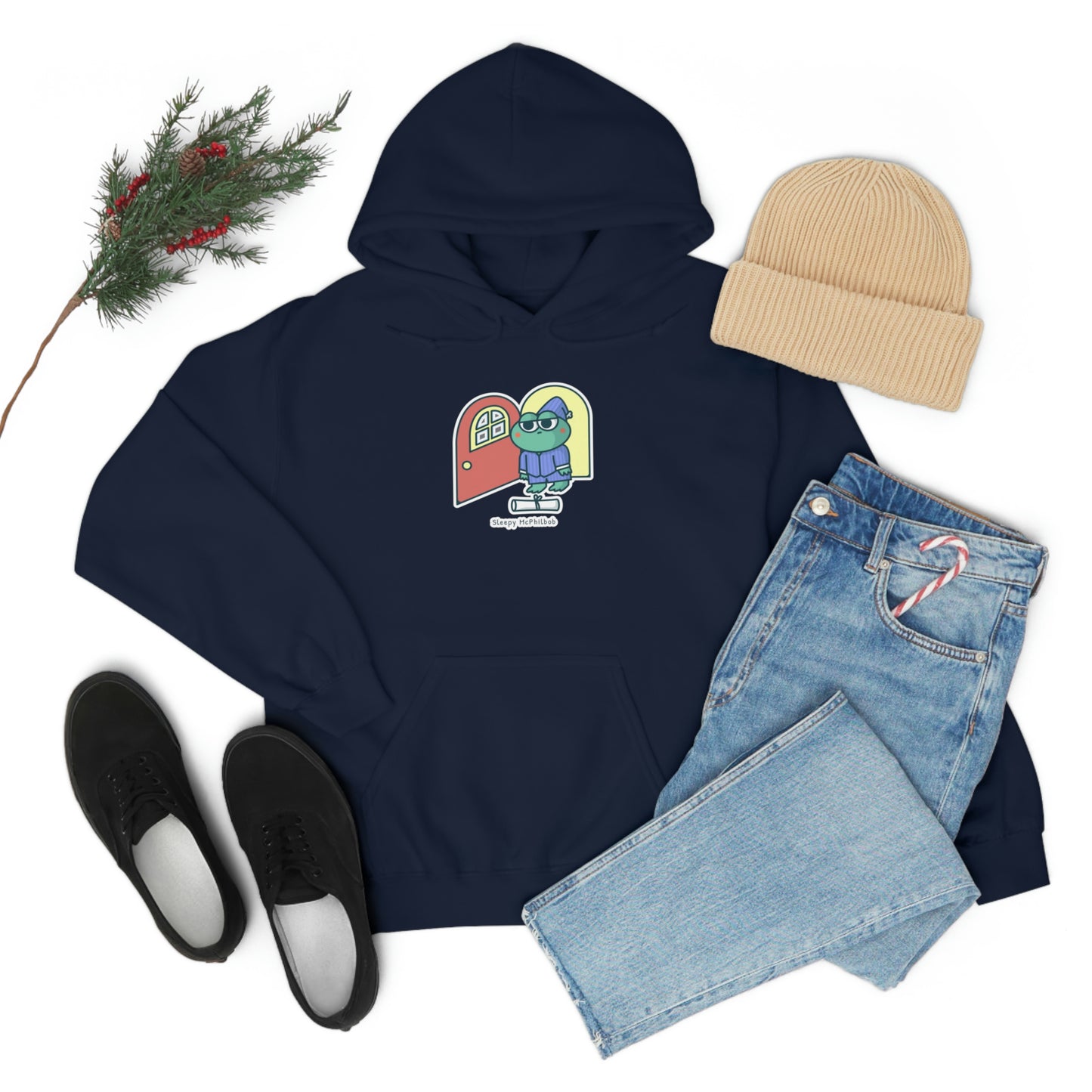 Sleepy McPhilbob Unisex Heavy Blend™ Hooded Sweatshirt