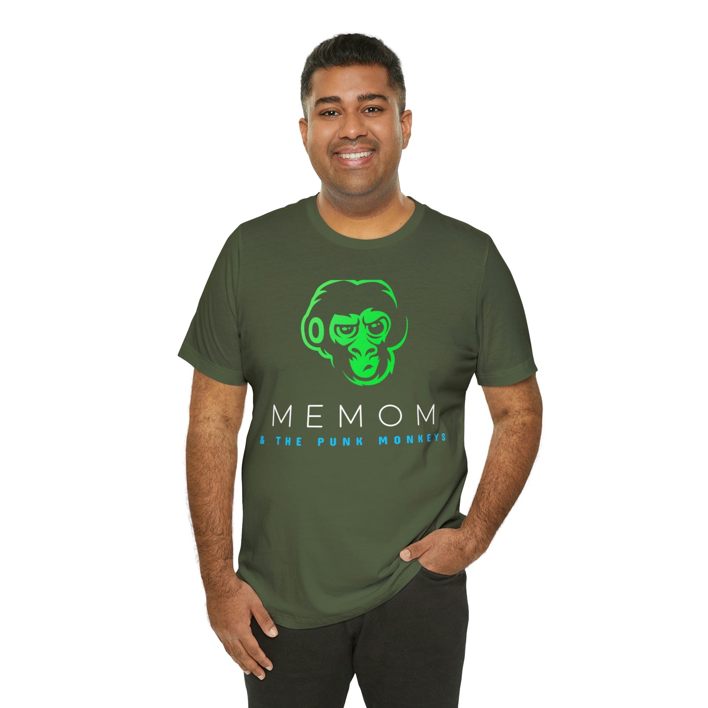 Memom and the Punk Monkeys Logo Unisex Jersey Short Sleeve Tee