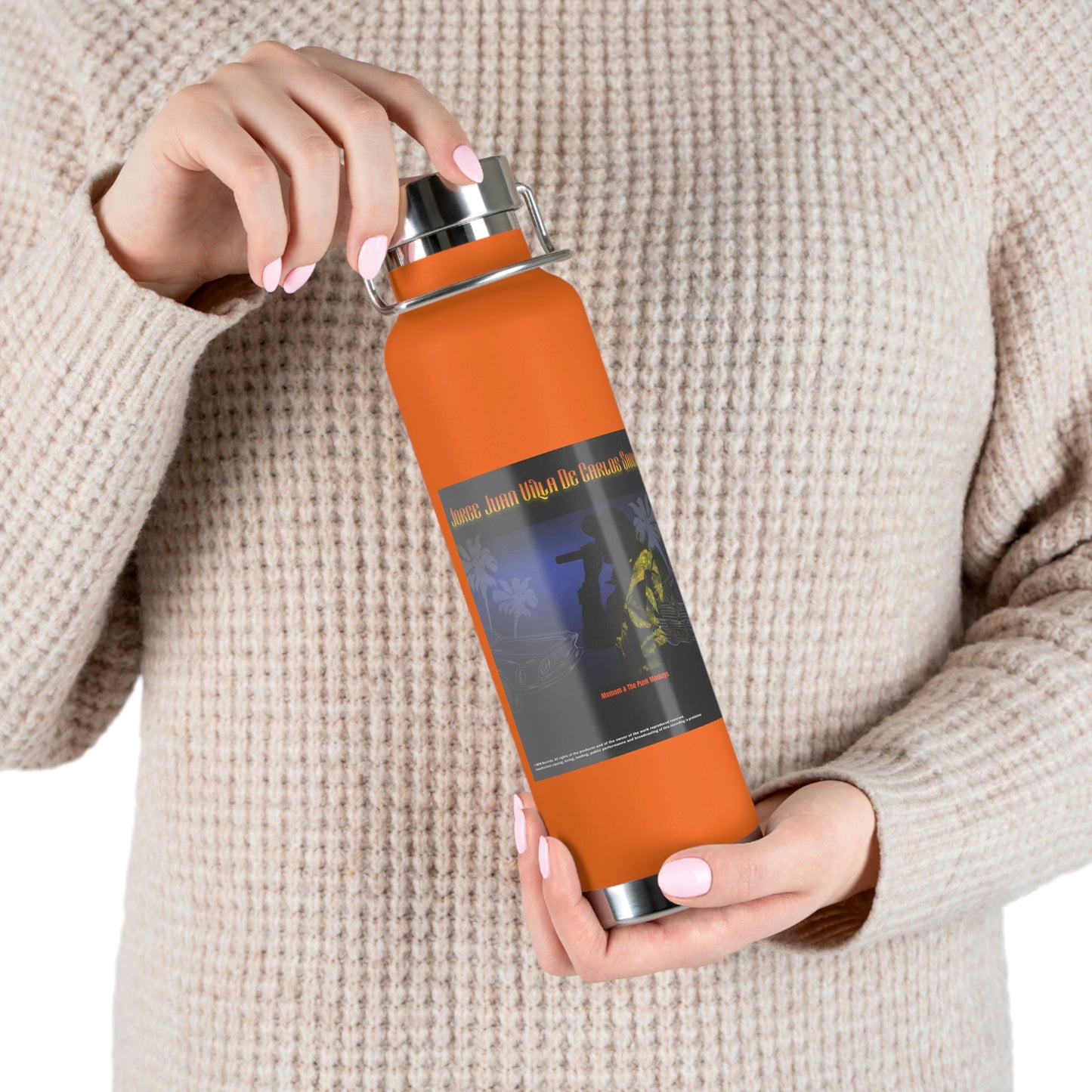 Jorge Juan Villa De Carlos Sanchez 22oz Vacuum Insulated Bottle