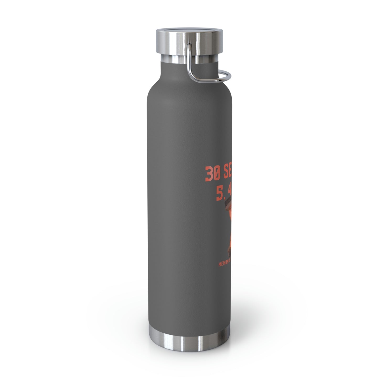 30 Seconds...5,4,3,2,1 Copper Vacuum Insulated Bottle, 22oz