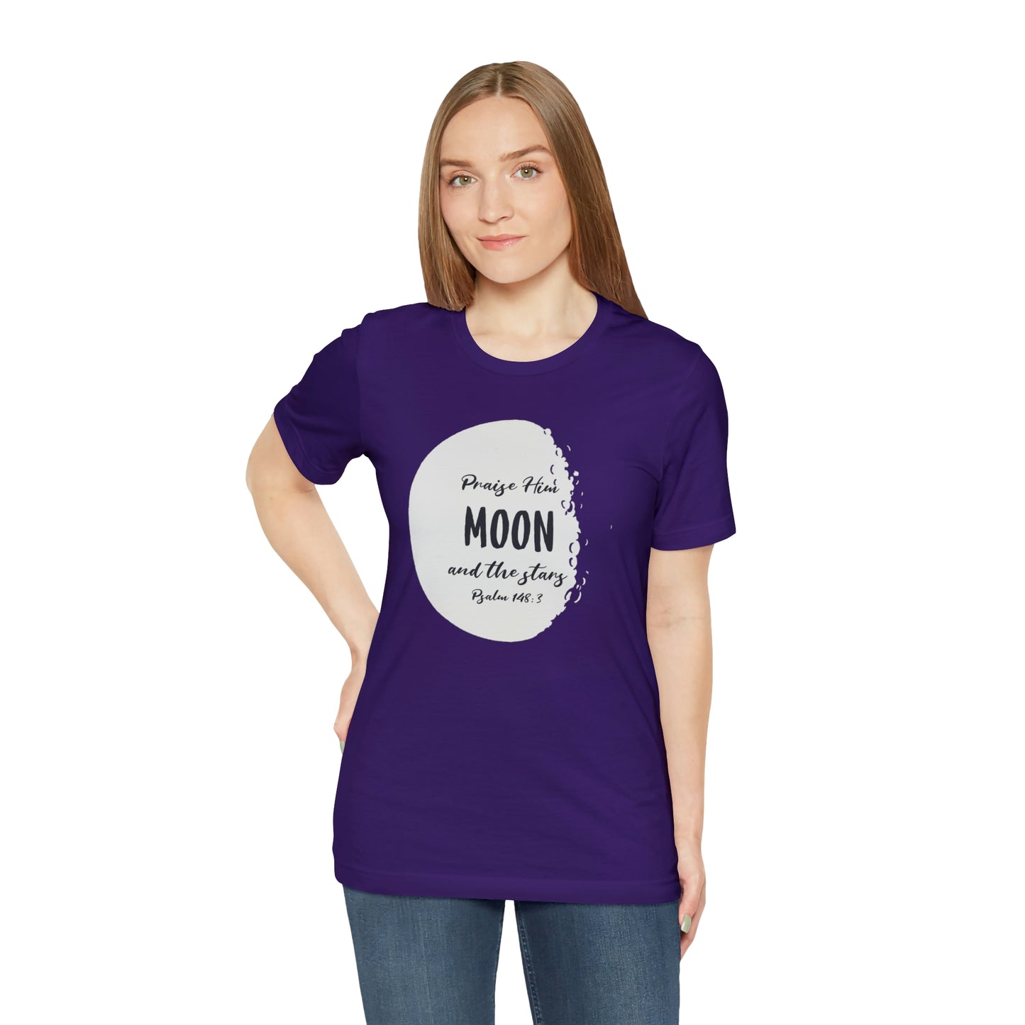 The Moon Unisex Jersey Short Sleeve Tee