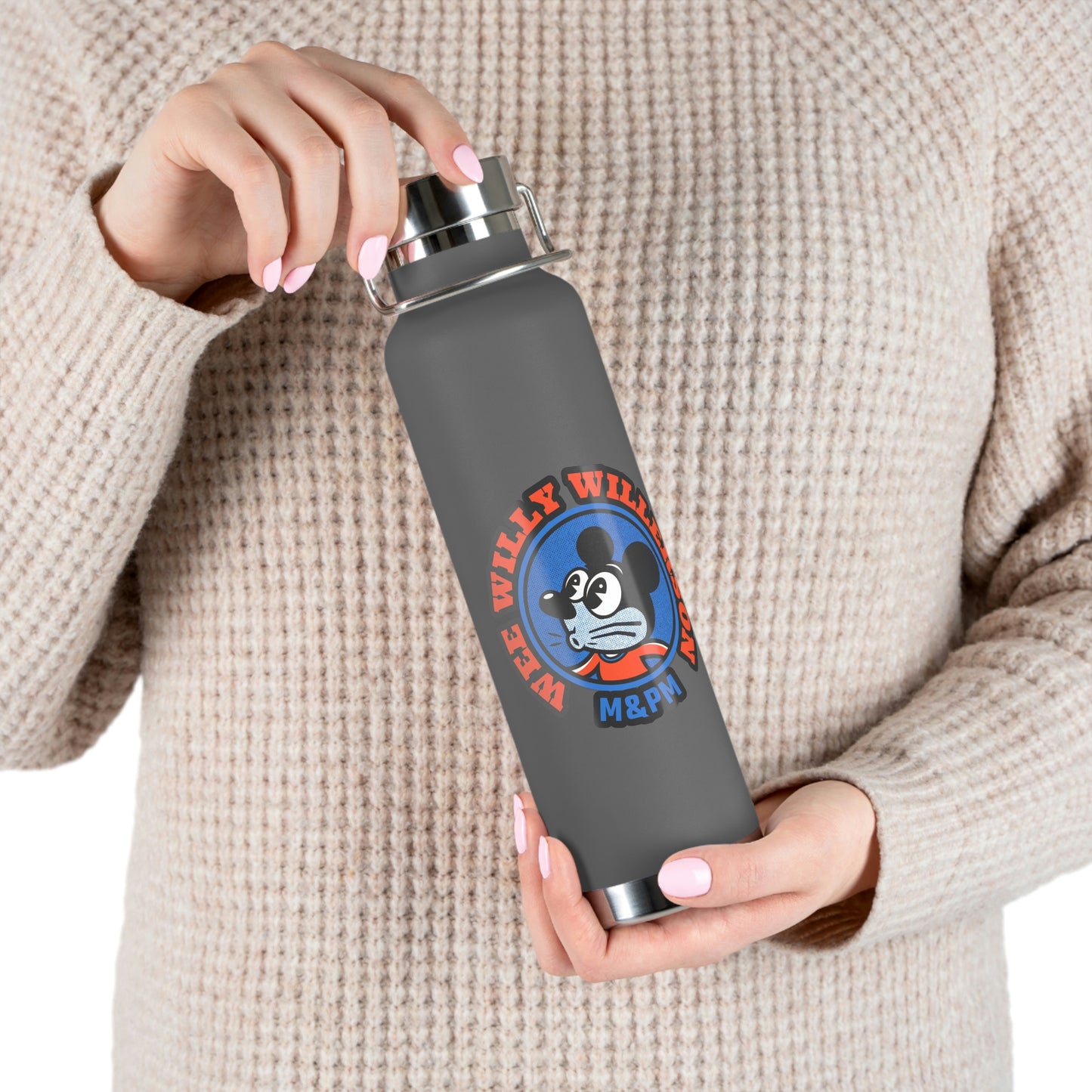 Wee Willy Willerson Copper Vacuum Insulated Bottle, 22oz