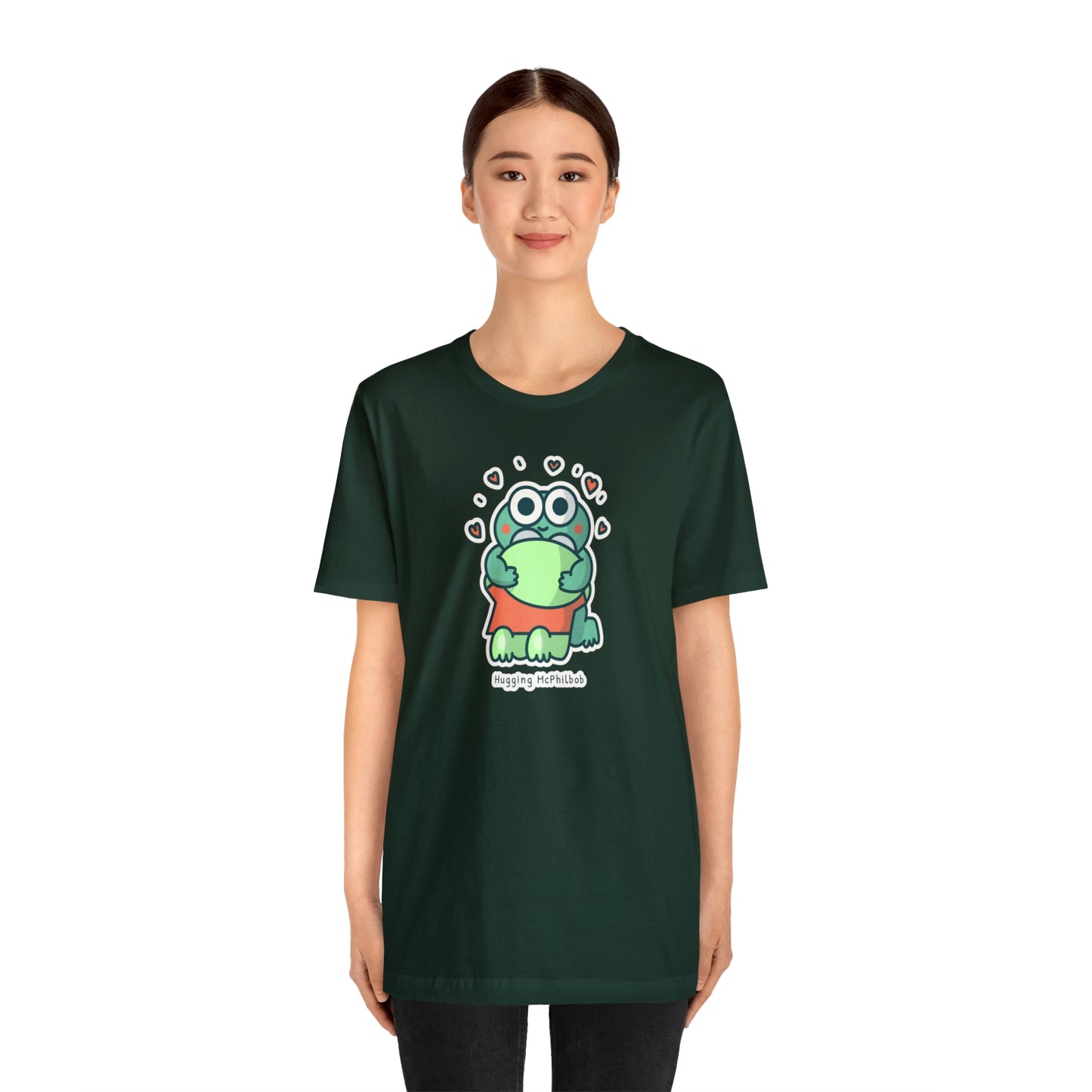 Hugging McPhilbob Unisex Jersey Short Sleeve Tee