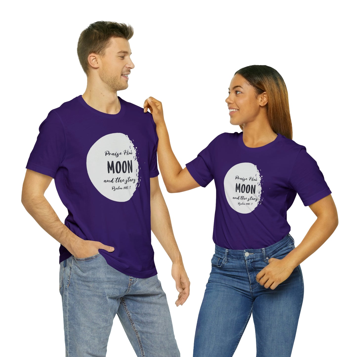 The Moon Unisex Jersey Short Sleeve Tee