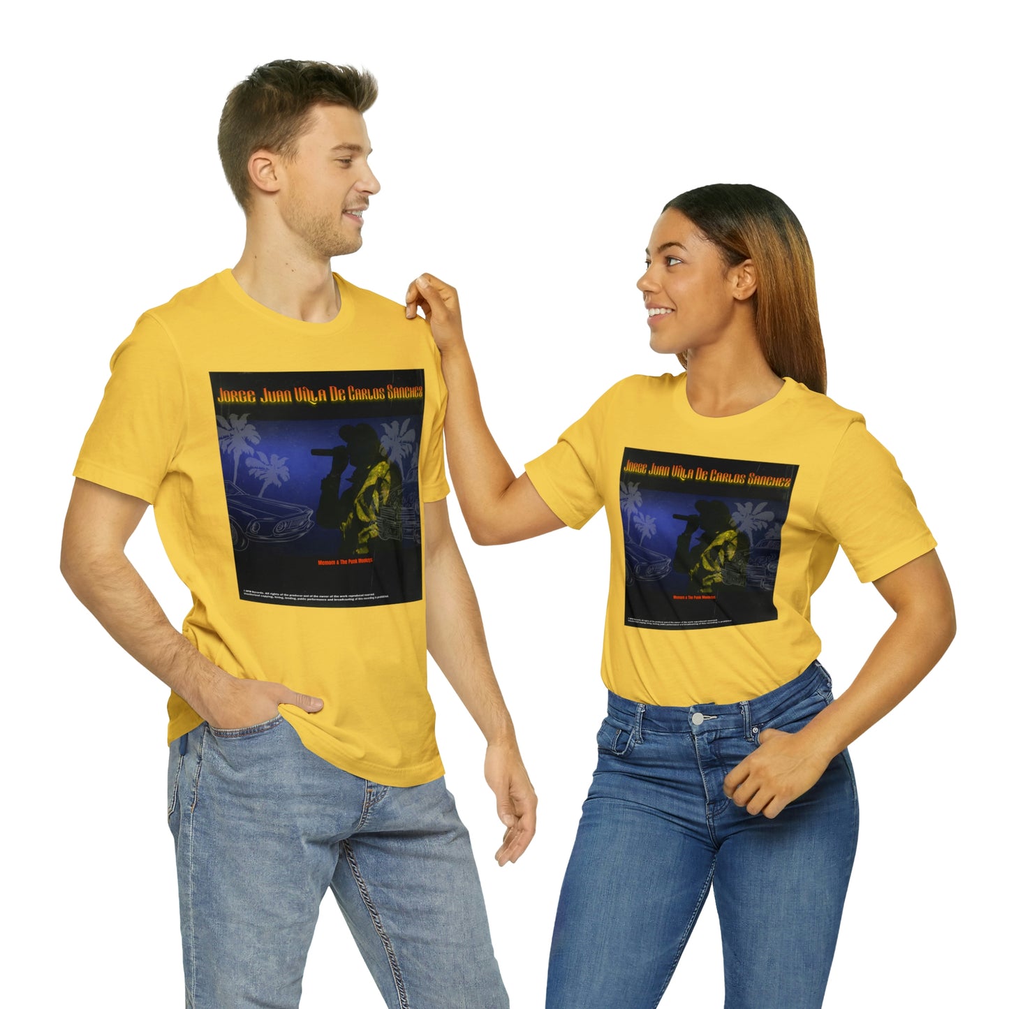 Jorge Juan Villa De Carlos Sanchez Unisex Jersey Short Sleeve Tee