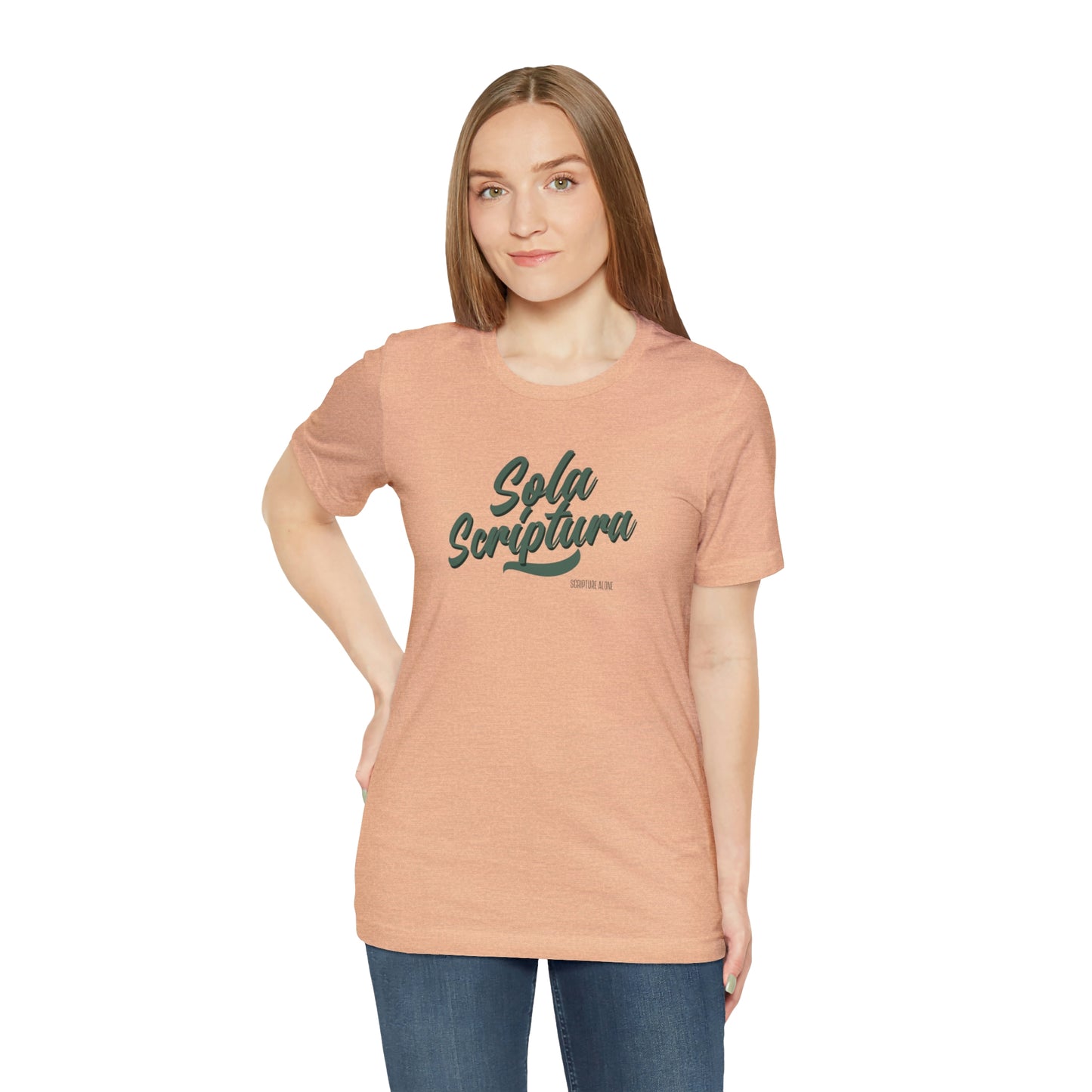 Sola Scriptura Unisex Jersey Short Sleeve Tee
