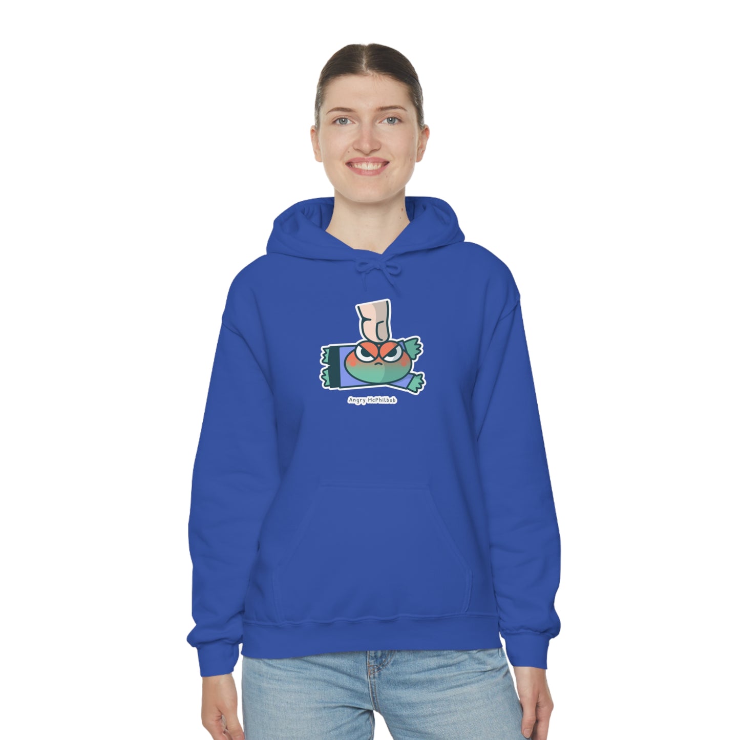 Angry McPhilbob Unisex Heavy Blend™ Hooded Sweatshirt