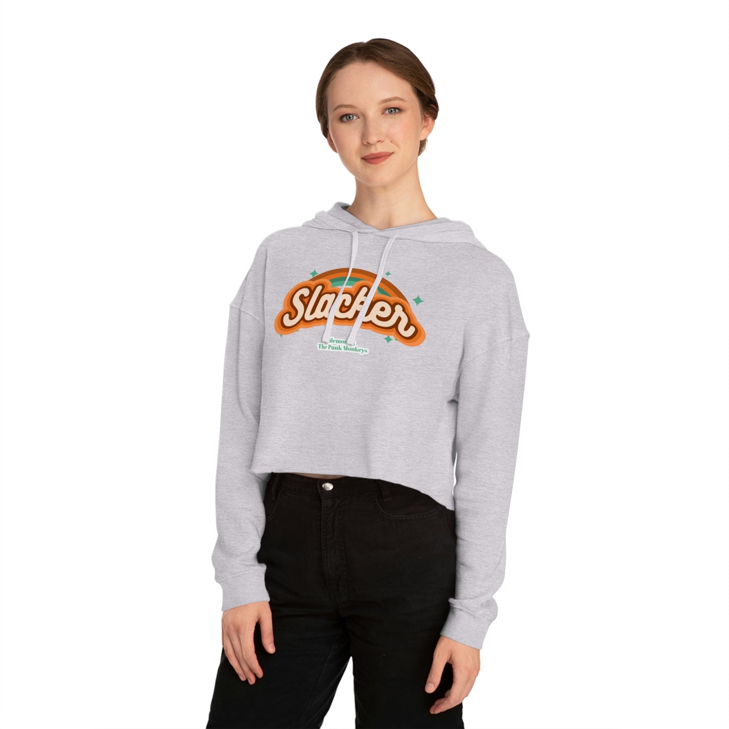 Slacker Women’s Cropped Hooded Sweatshirt