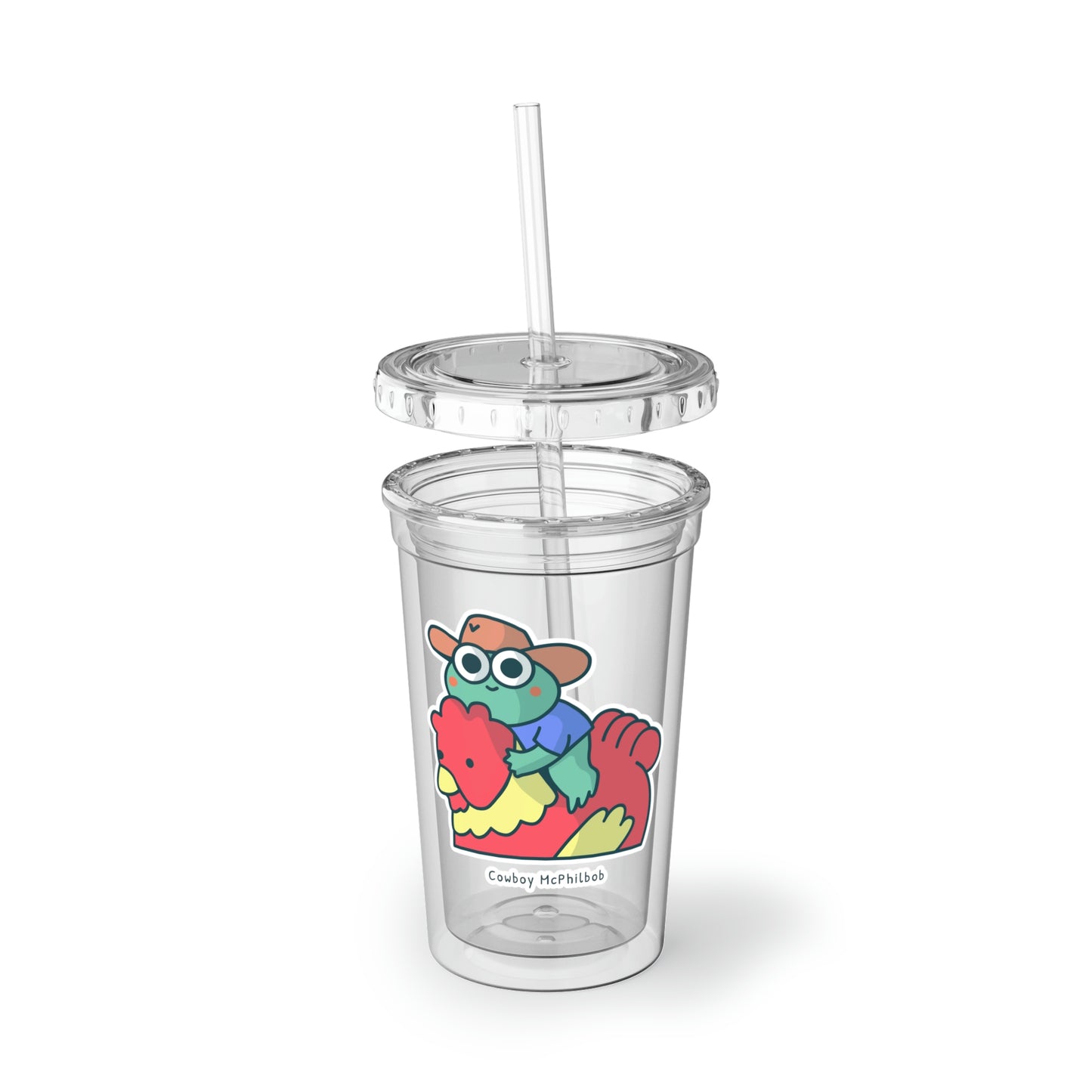 Cowboy McPhilbob Suave Acrylic Cup
