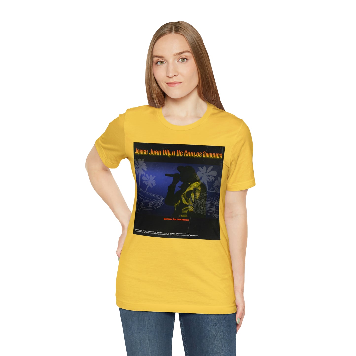 Jorge Juan Villa De Carlos Sanchez Unisex Jersey Short Sleeve Tee