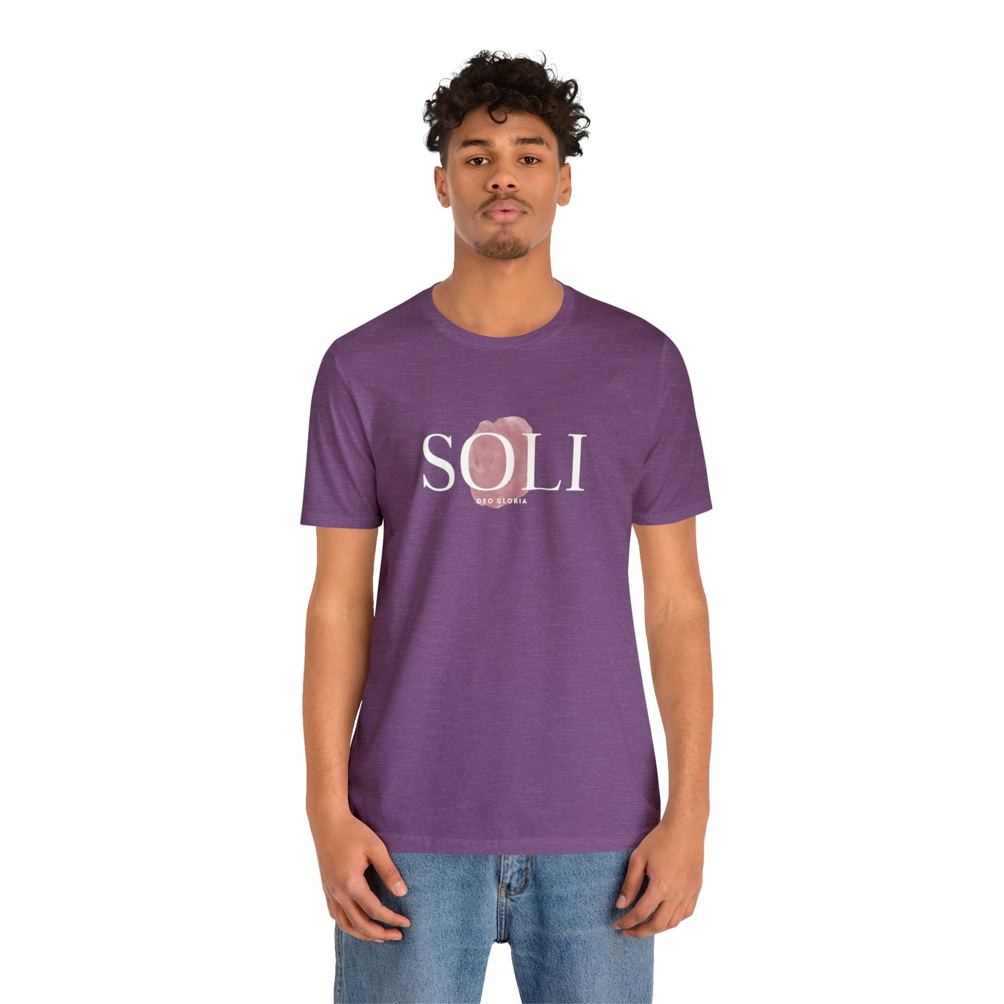 Soli Deo Gloria Paintbrush Unisex Jersey Short Sleeve Tee