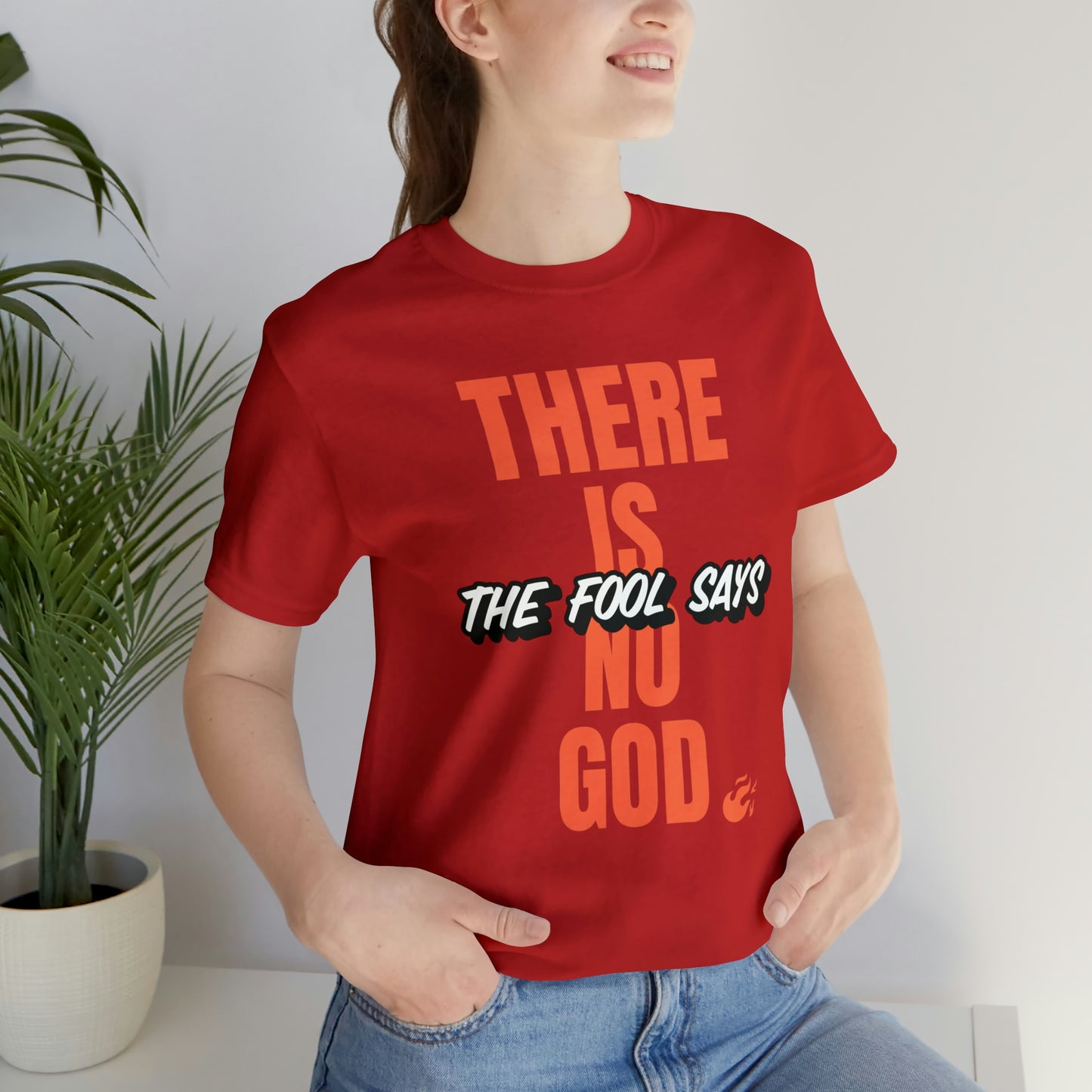 The Fool Says Unisex Jersey Short Sleeve Tee