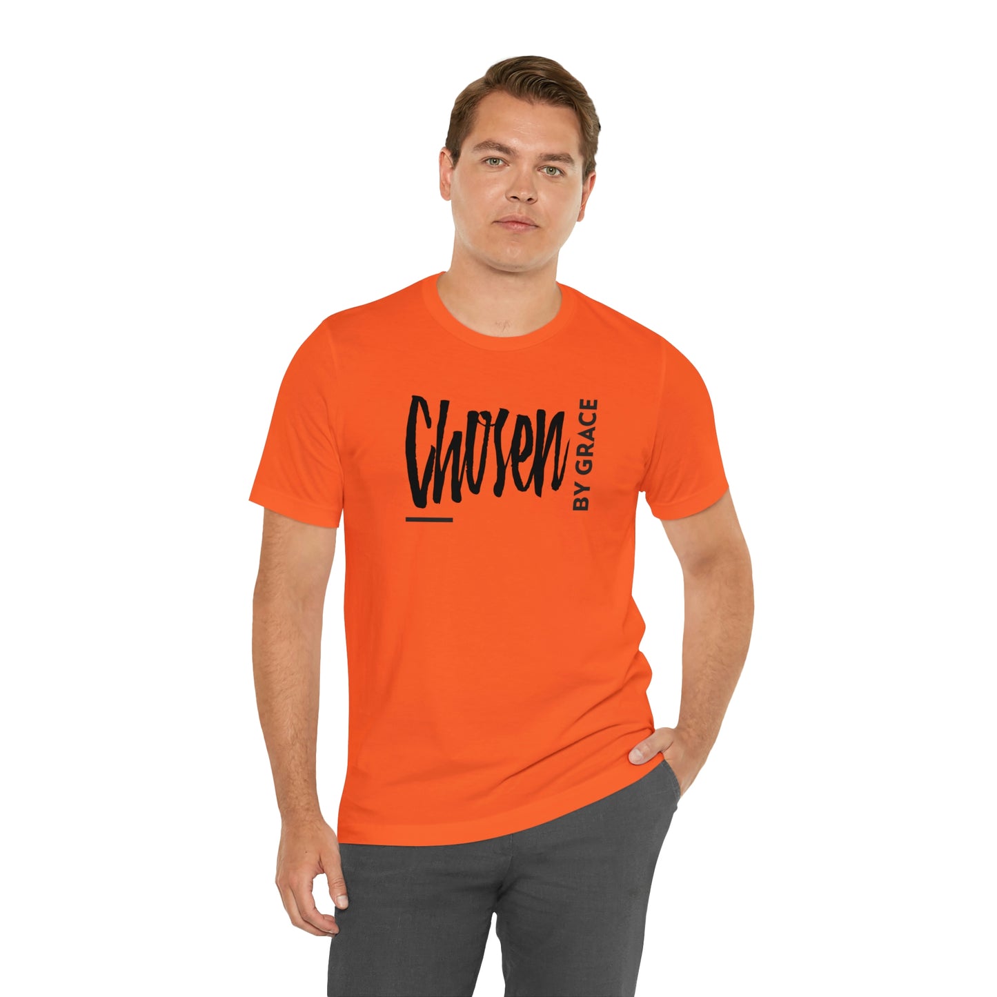 Chosen By Grace Sideways Unisex Jersey Short Sleeve Tee